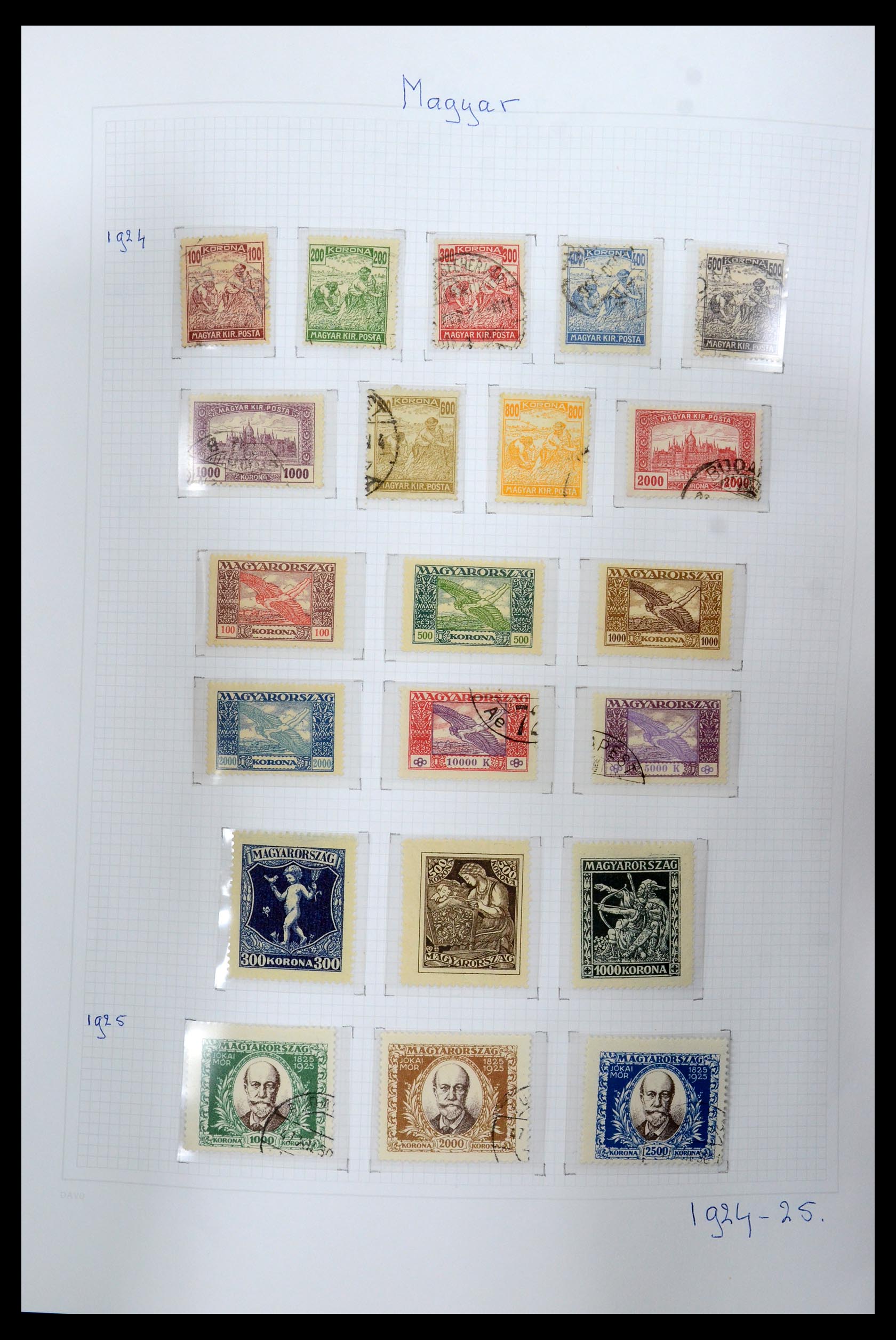 36401 021 - Postzegelverzameling 36401 Hongarije 1871-2005.