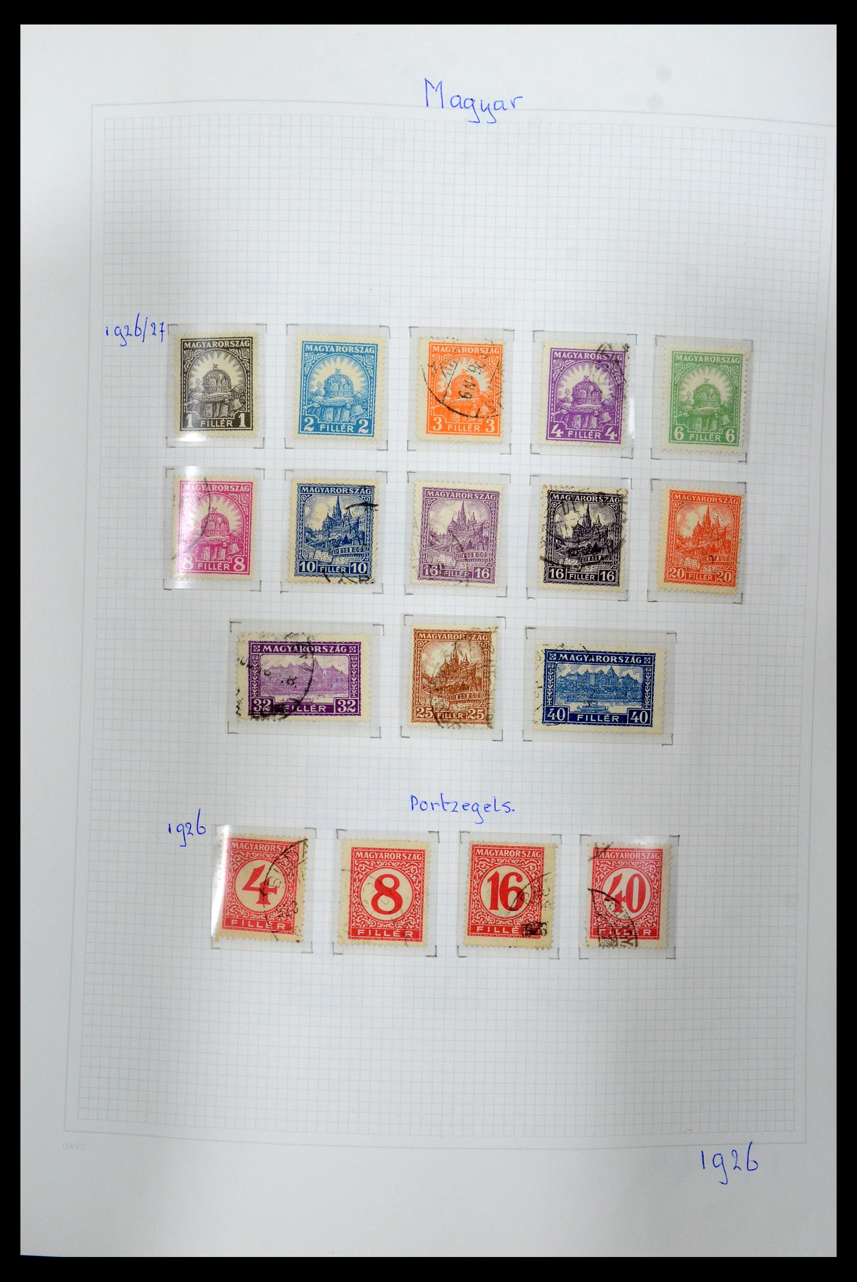 36401 023 - Postzegelverzameling 36401 Hongarije 1871-2005.