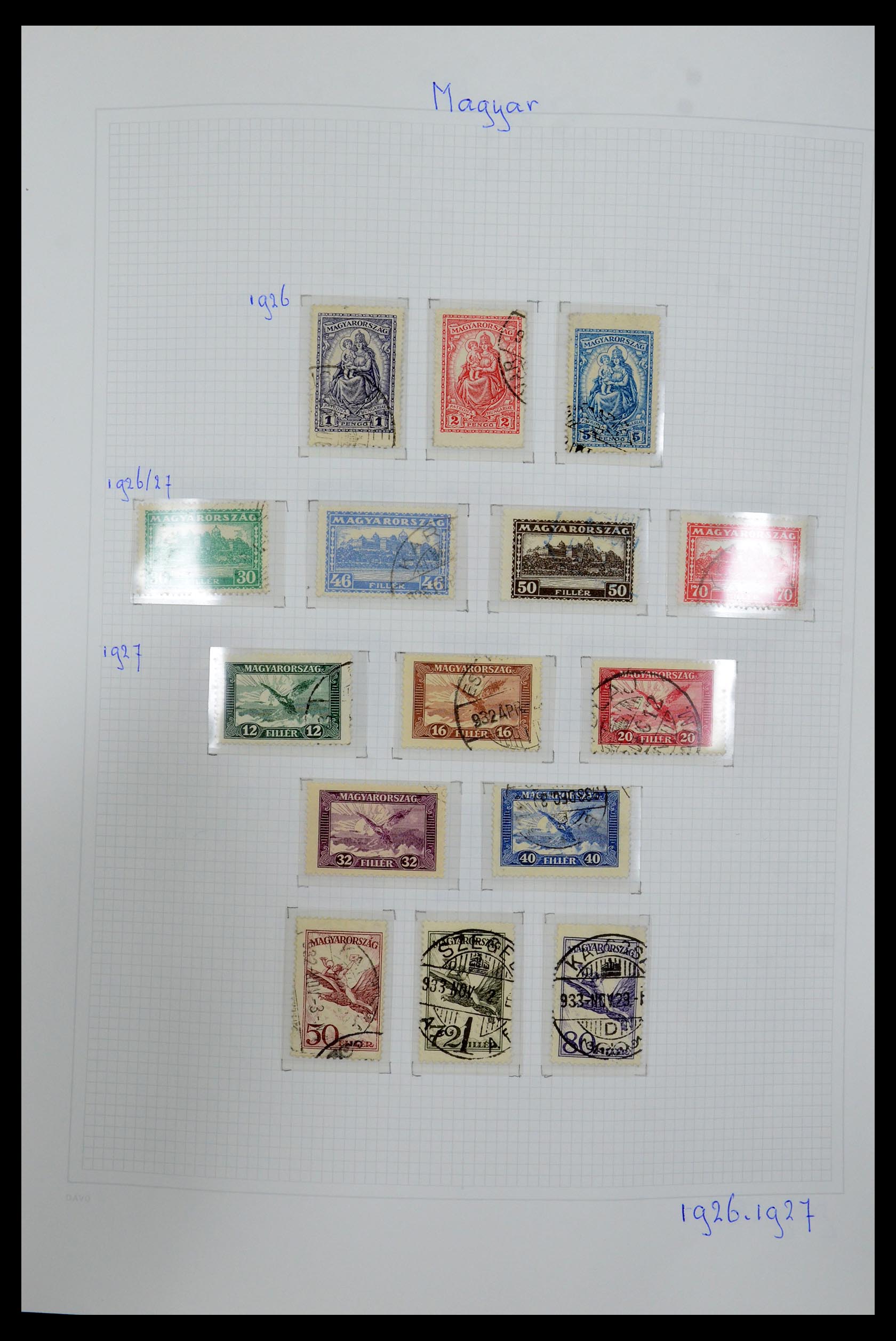 36401 024 - Postzegelverzameling 36401 Hongarije 1871-2005.