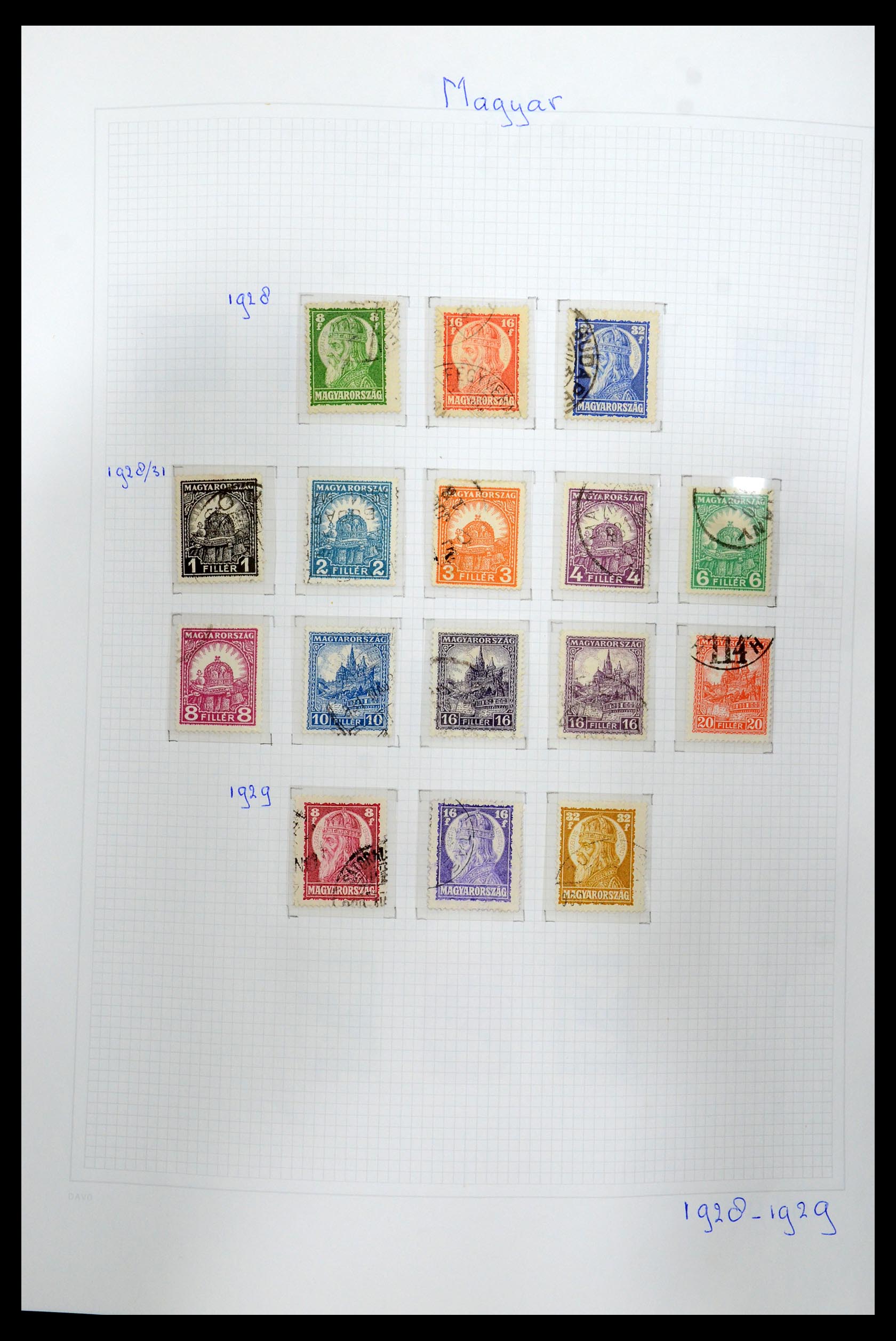 36401 025 - Postzegelverzameling 36401 Hongarije 1871-2005.