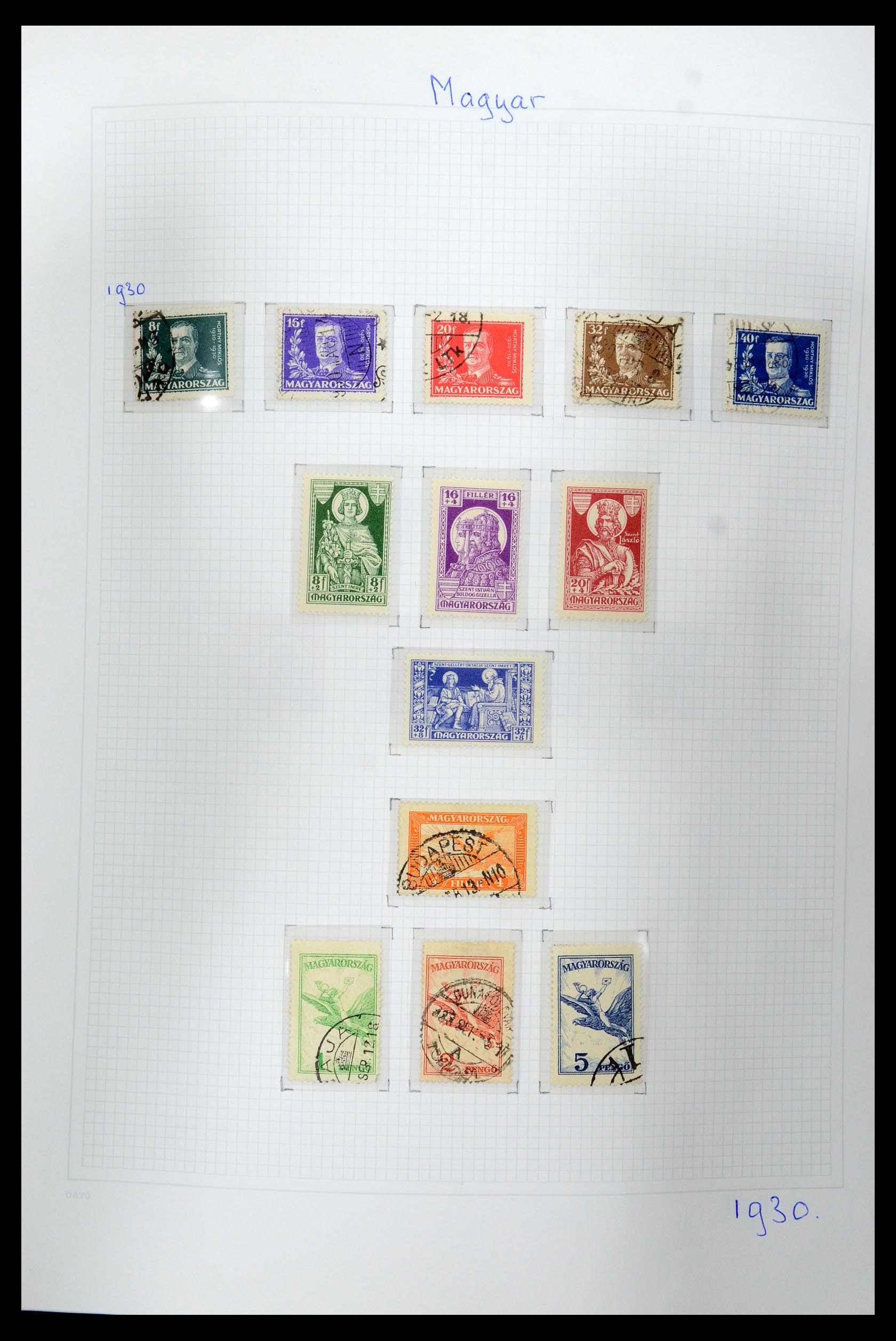 36401 026 - Postzegelverzameling 36401 Hongarije 1871-2005.