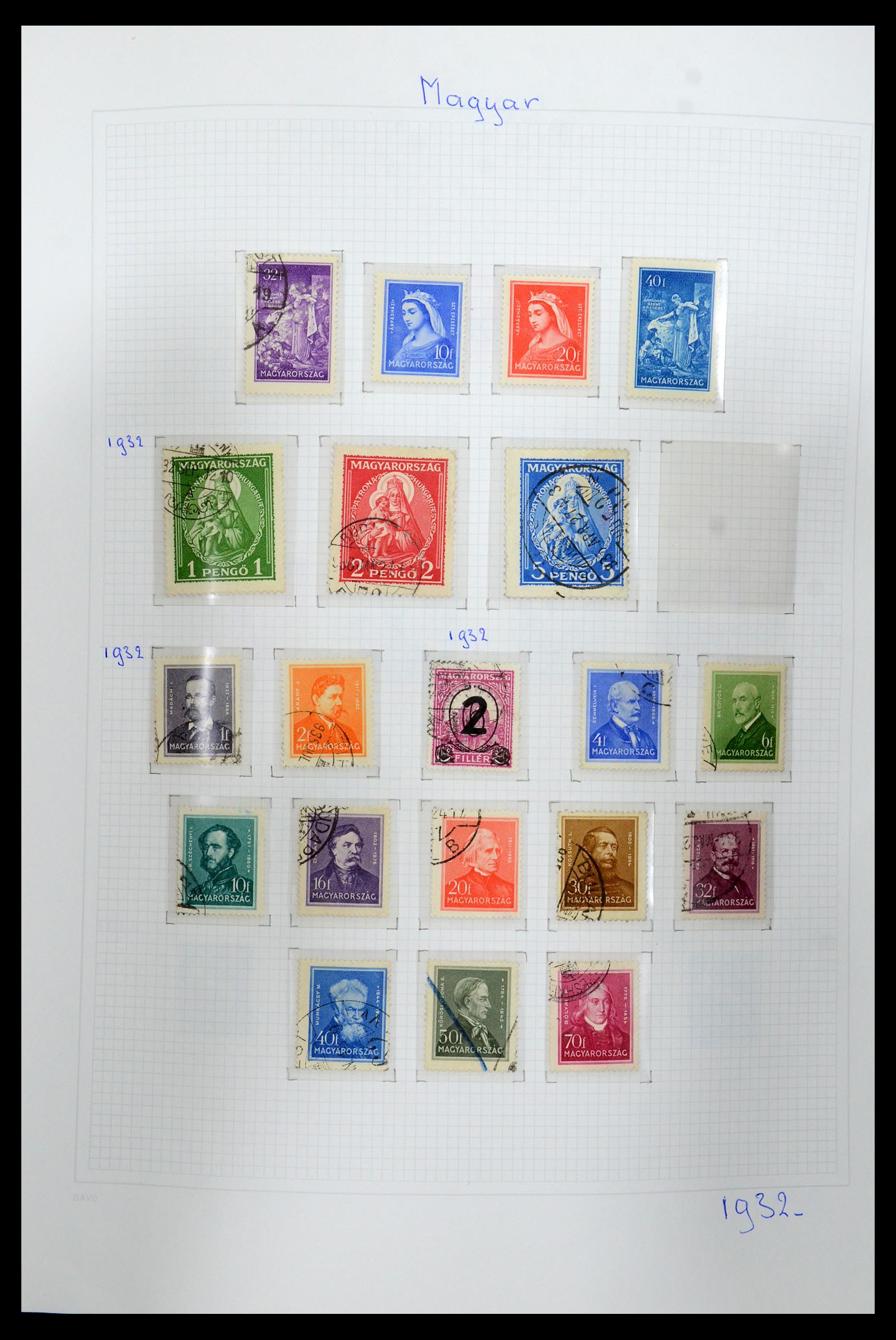 36401 028 - Postzegelverzameling 36401 Hongarije 1871-2005.