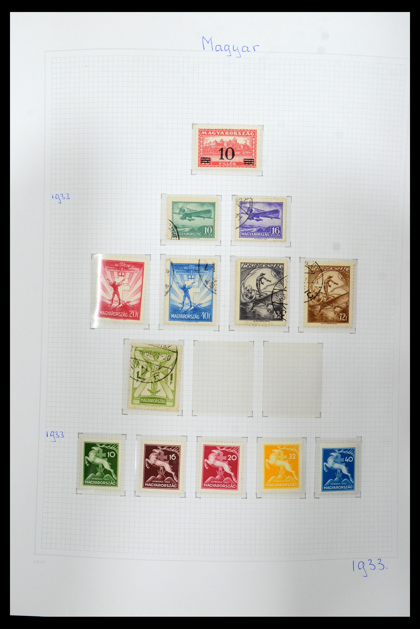 36401 029 - Postzegelverzameling 36401 Hongarije 1871-2005.