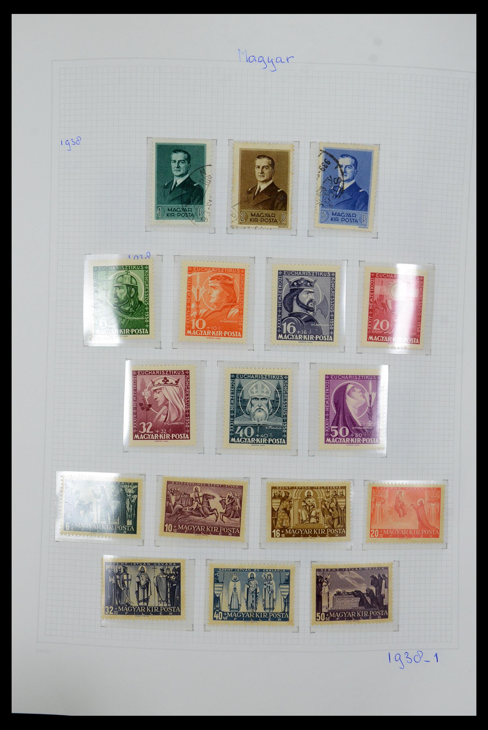 36401 033 - Postzegelverzameling 36401 Hongarije 1871-2005.