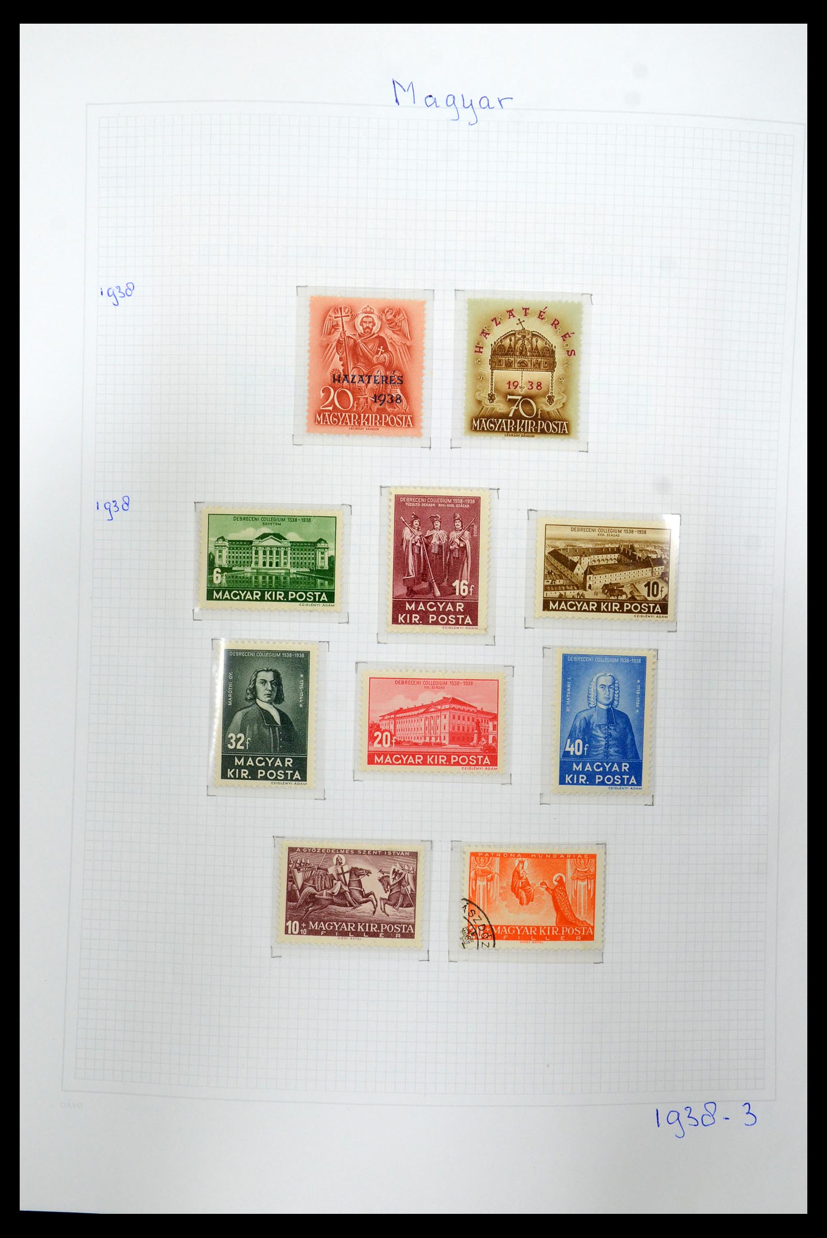 36401 035 - Postzegelverzameling 36401 Hongarije 1871-2005.