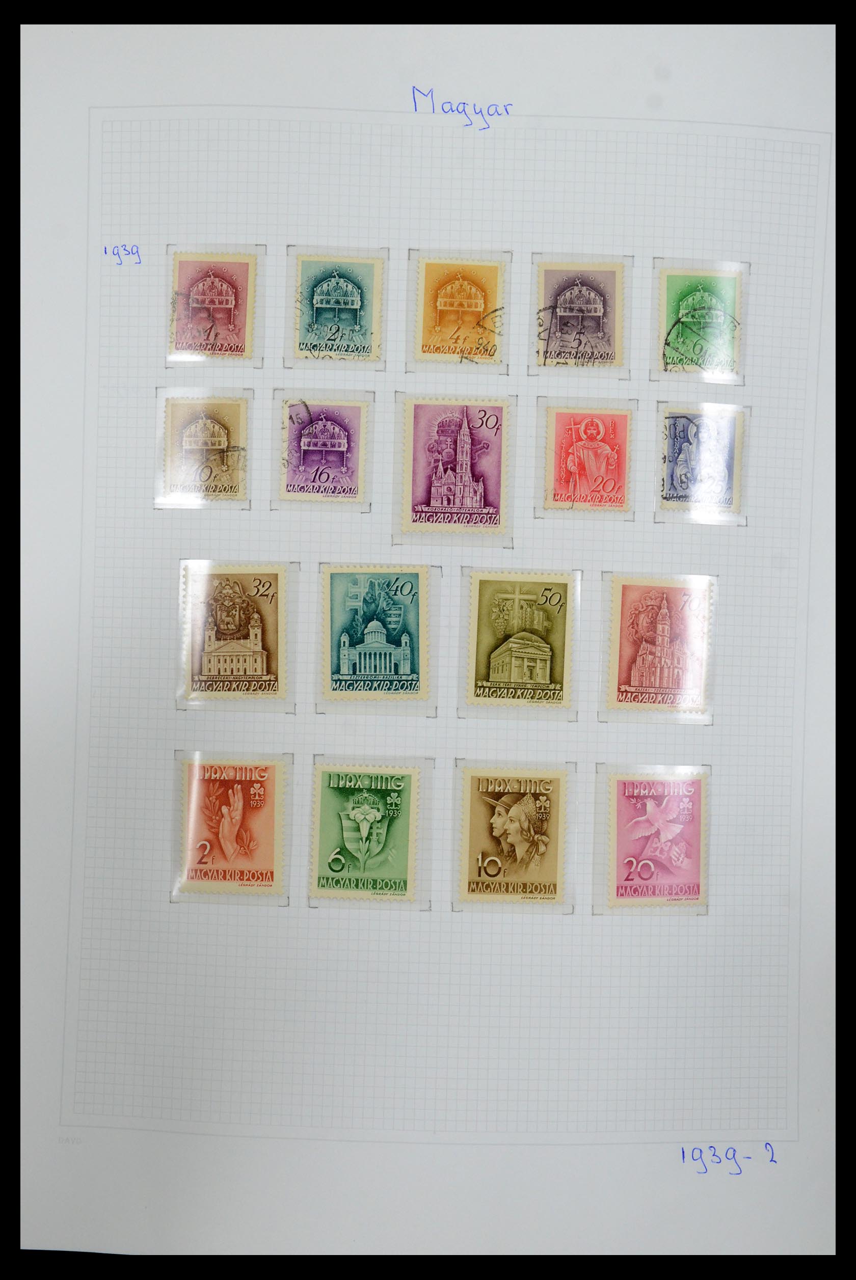 36401 038 - Postzegelverzameling 36401 Hongarije 1871-2005.