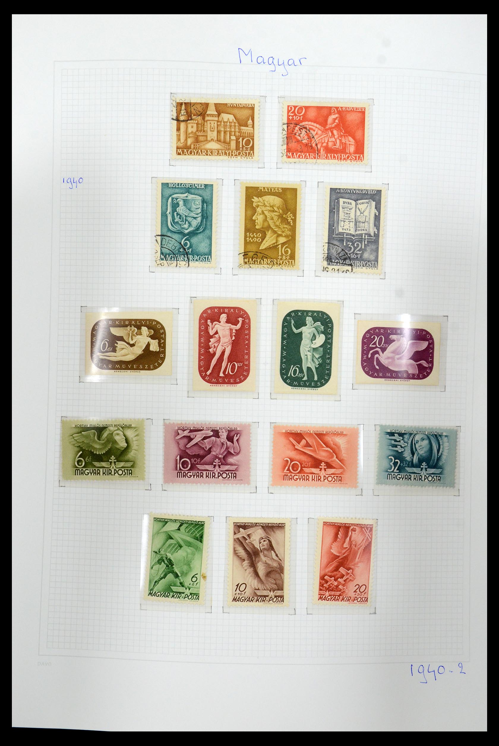36401 041 - Postzegelverzameling 36401 Hongarije 1871-2005.