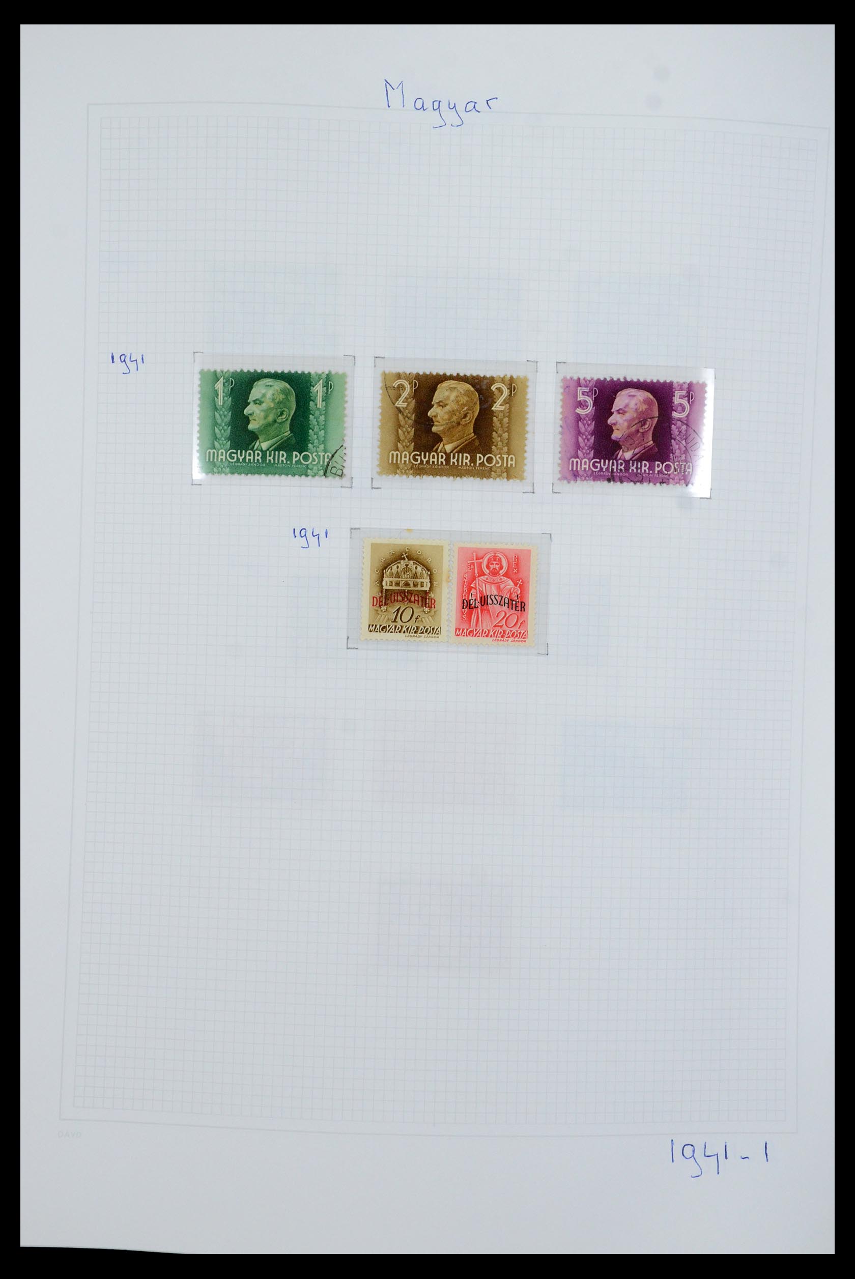 36401 044 - Postzegelverzameling 36401 Hongarije 1871-2005.