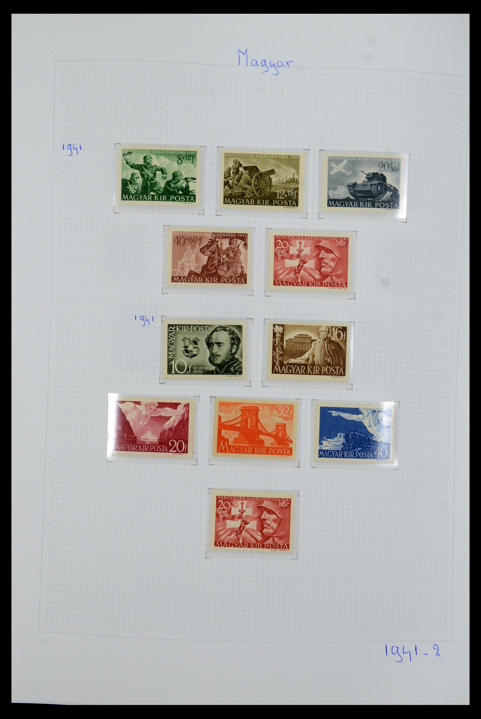 36401 045 - Postzegelverzameling 36401 Hongarije 1871-2005.