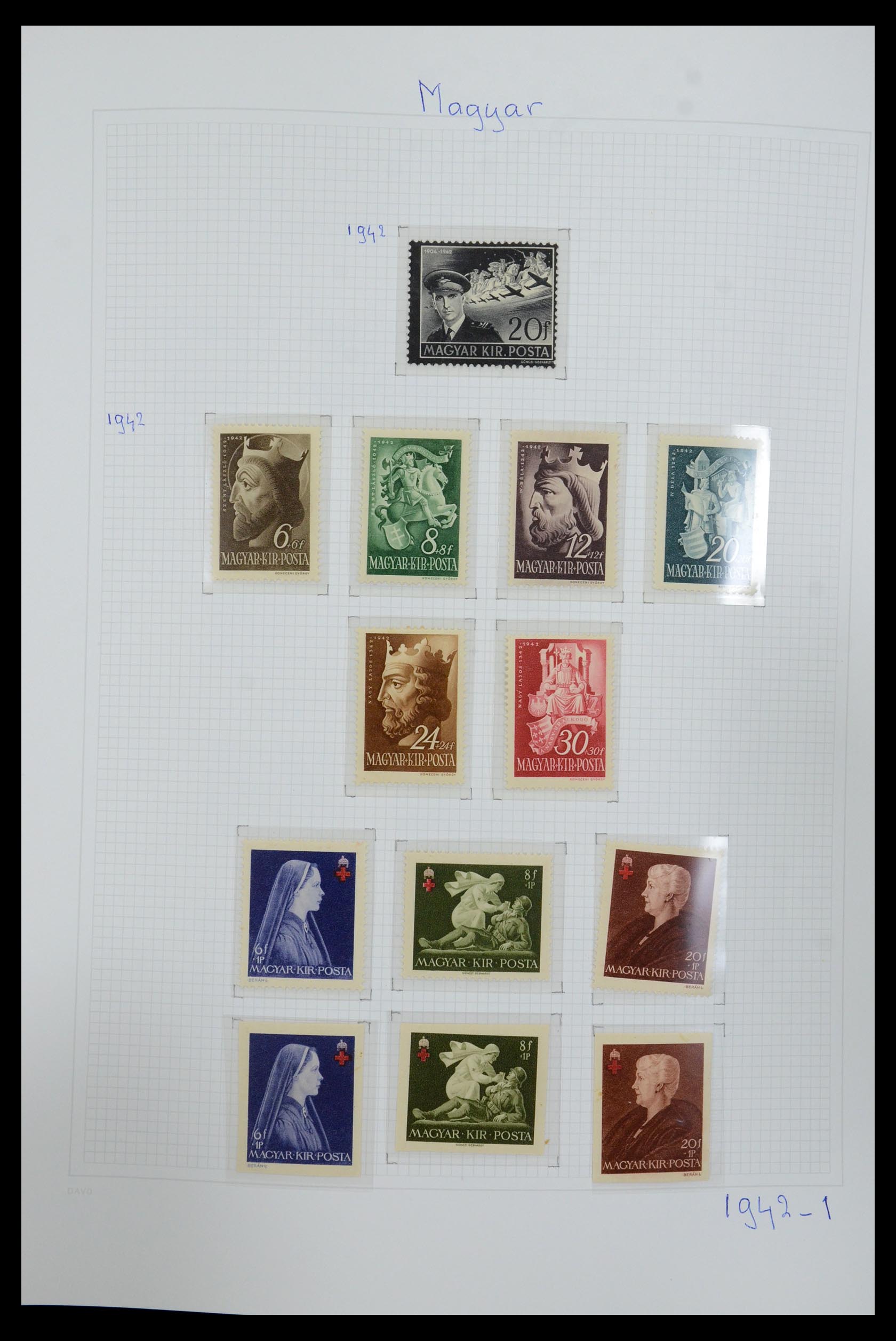 36401 047 - Postzegelverzameling 36401 Hongarije 1871-2005.