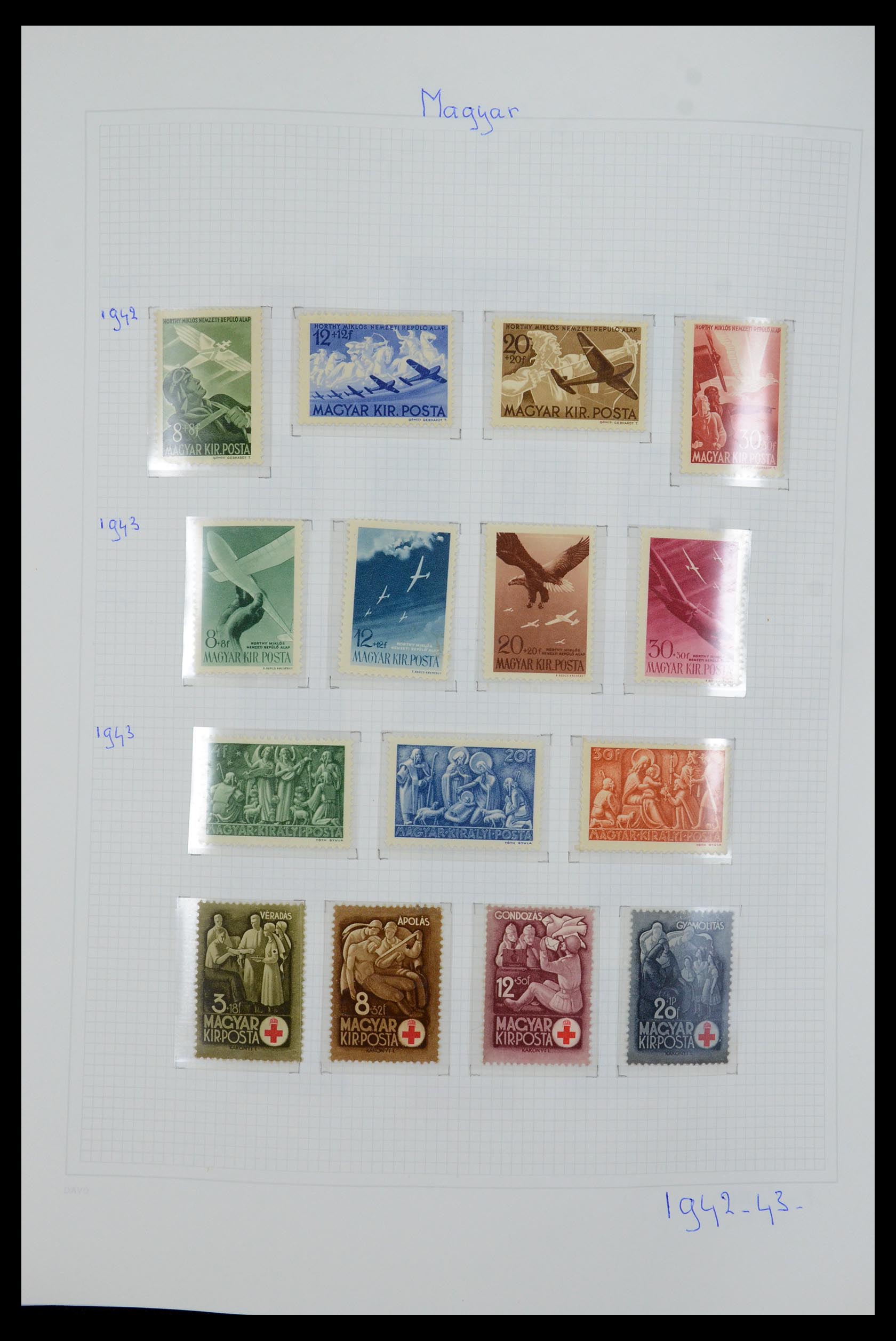 36401 048 - Postzegelverzameling 36401 Hongarije 1871-2005.