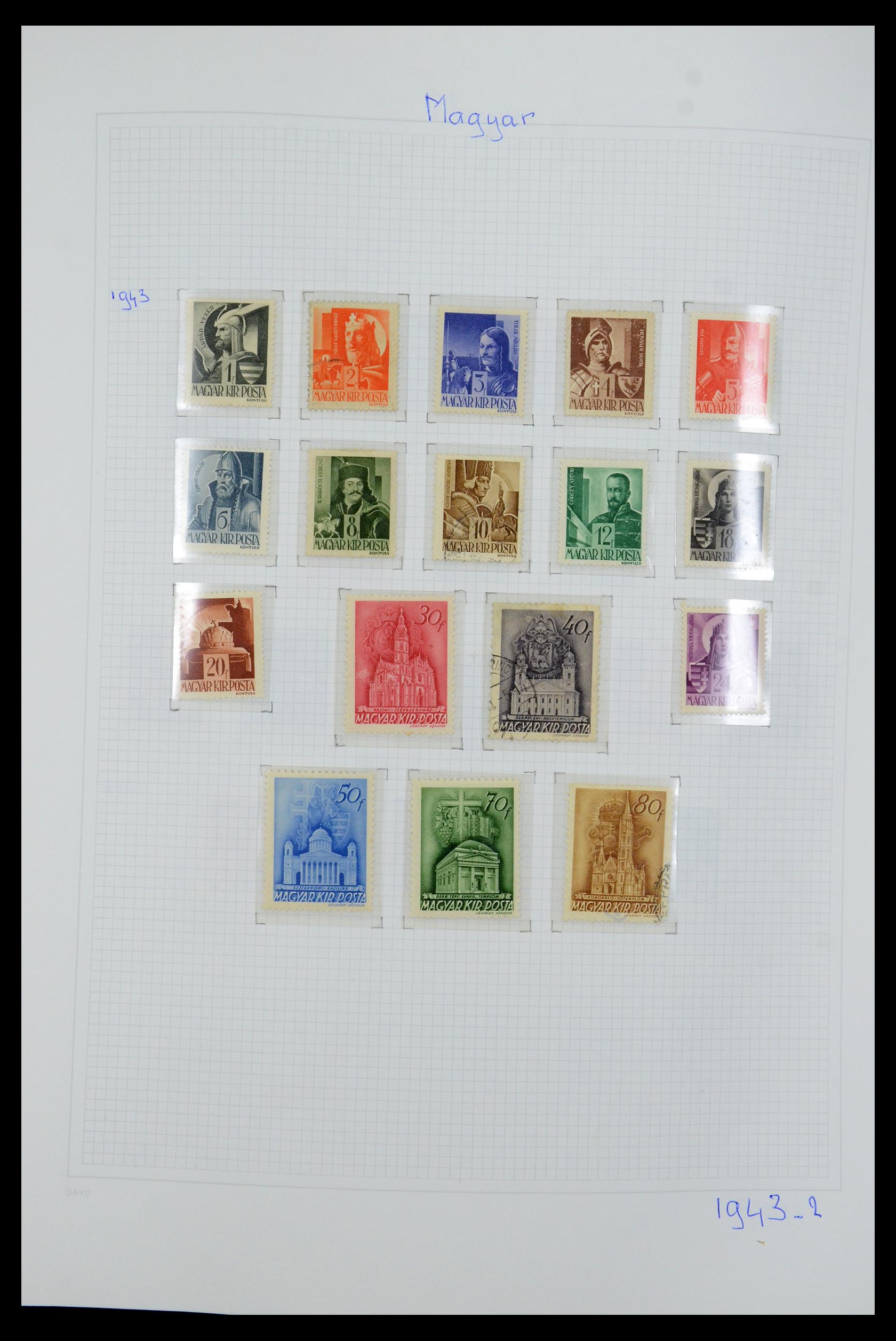 36401 050 - Postzegelverzameling 36401 Hongarije 1871-2005.