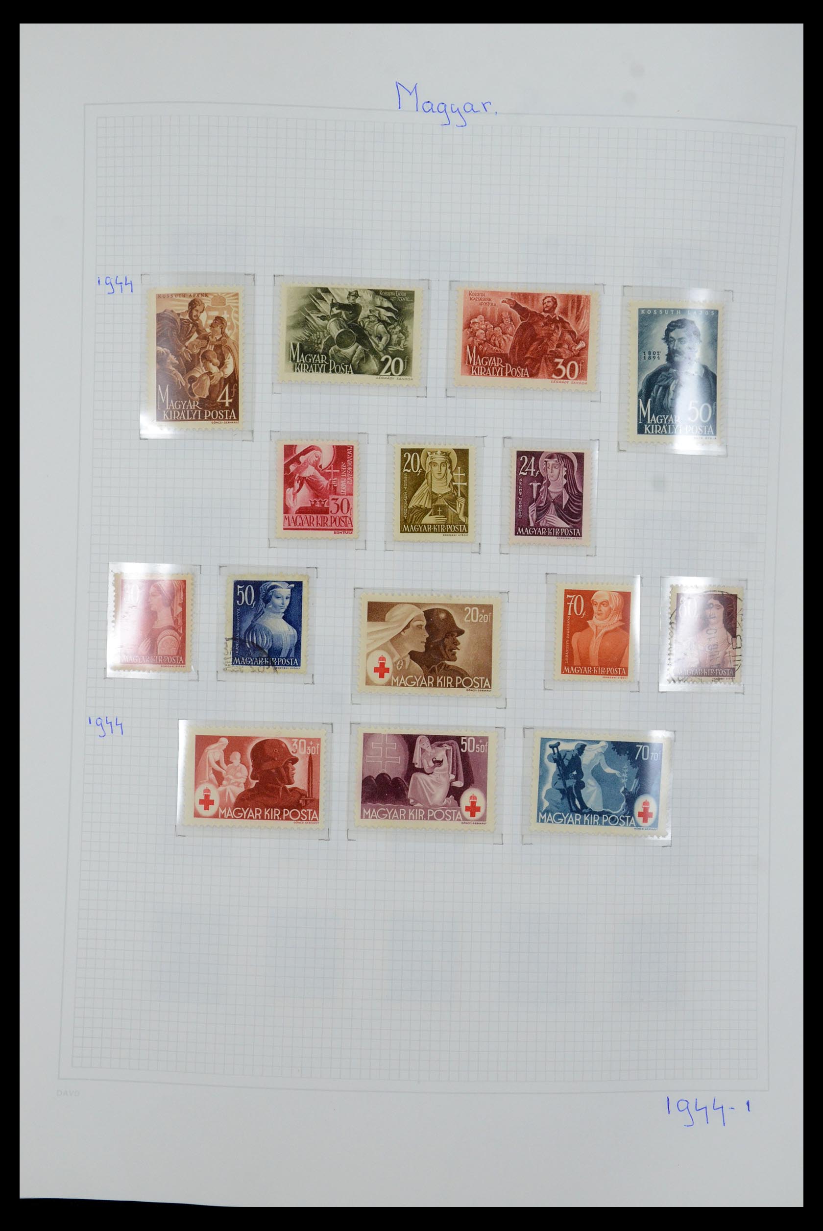 36401 051 - Postzegelverzameling 36401 Hongarije 1871-2005.