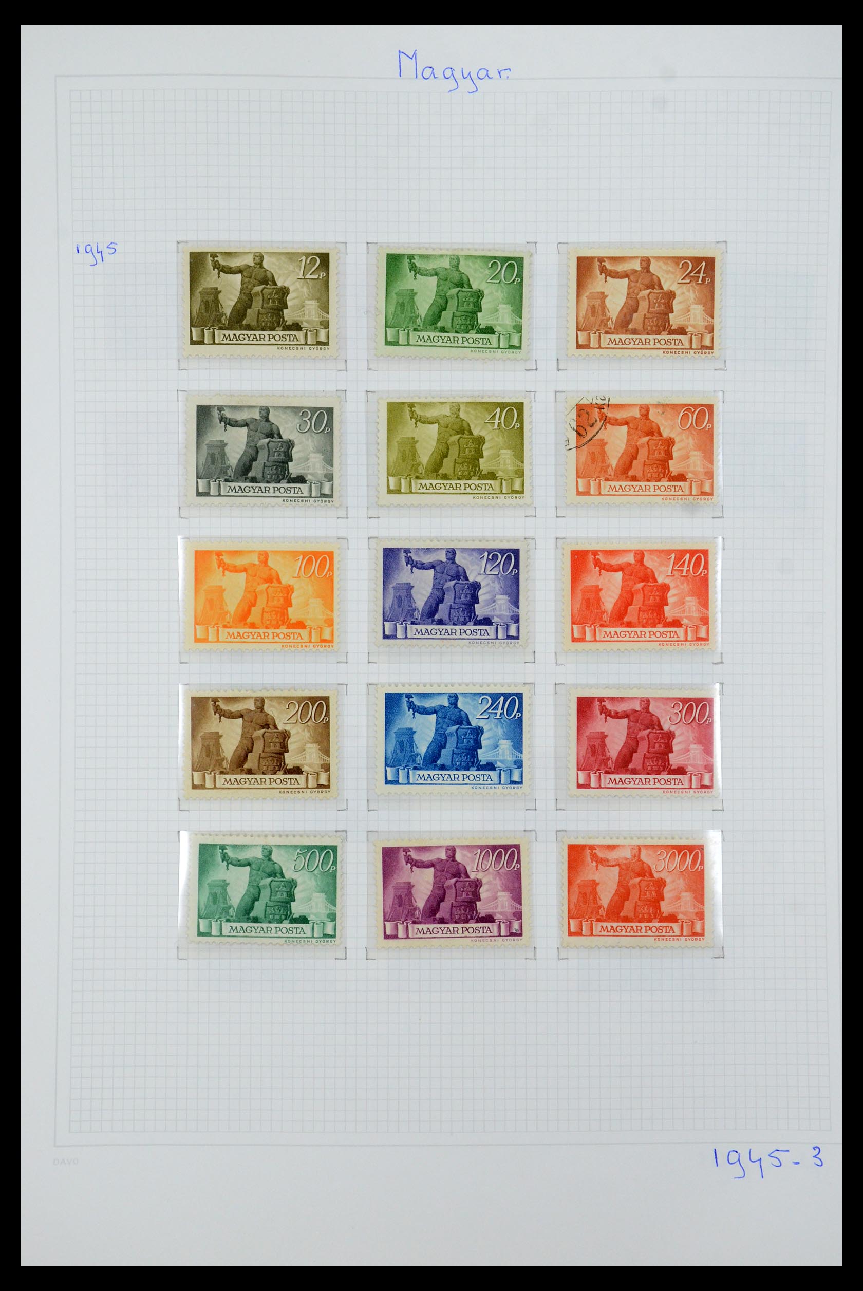 36401 054 - Postzegelverzameling 36401 Hongarije 1871-2005.