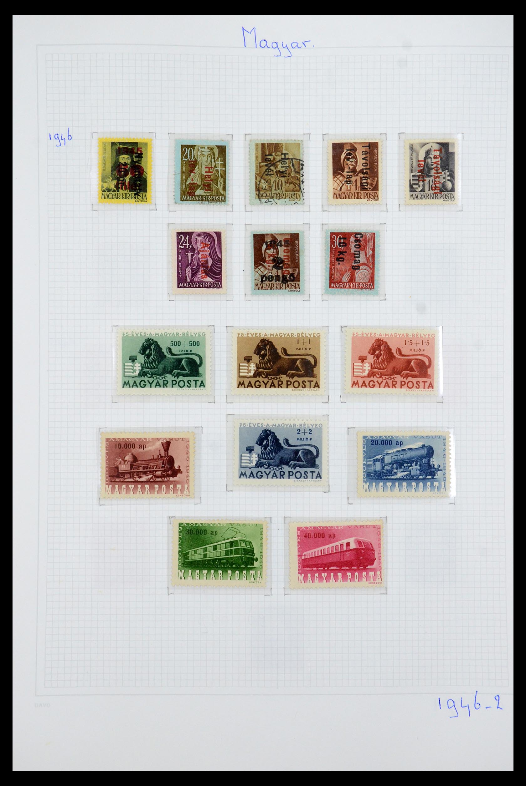 36401 058 - Postzegelverzameling 36401 Hongarije 1871-2005.