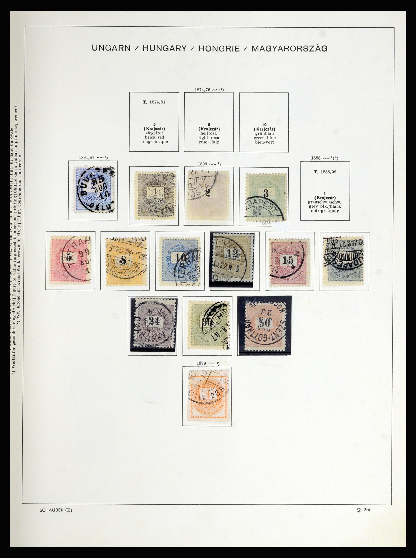 36402 005 - Postzegelverzameling 36402 Hongarije 1871-1974.