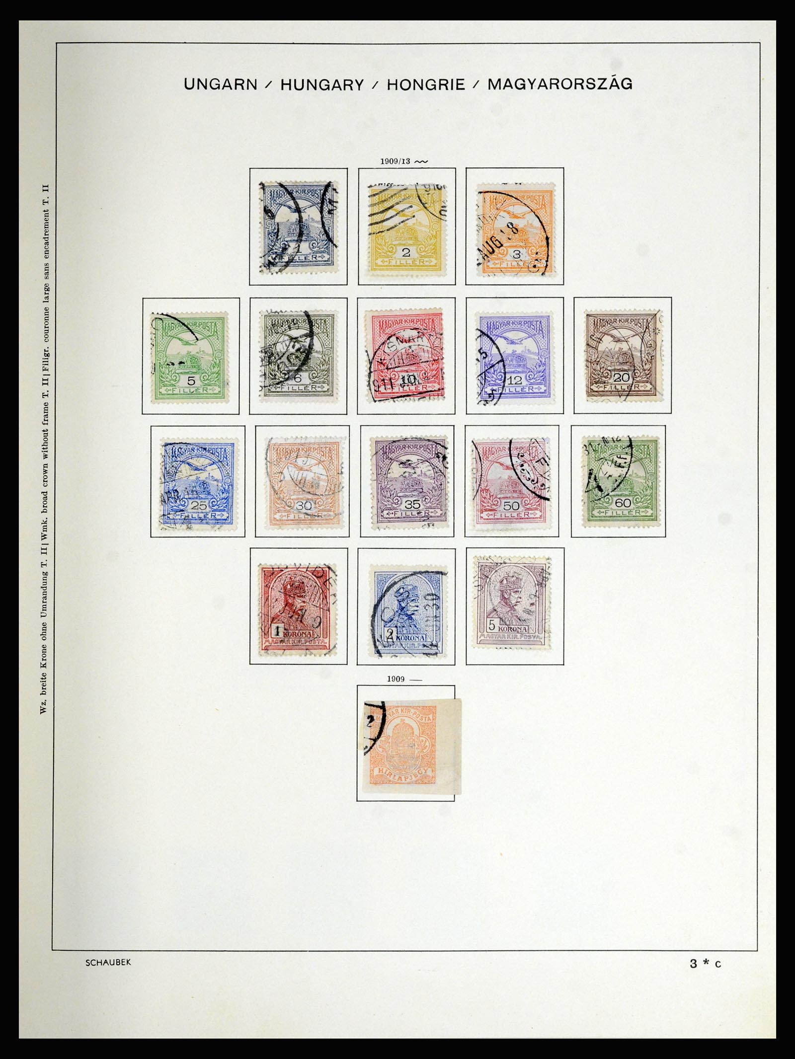 36402 010 - Postzegelverzameling 36402 Hongarije 1871-1974.