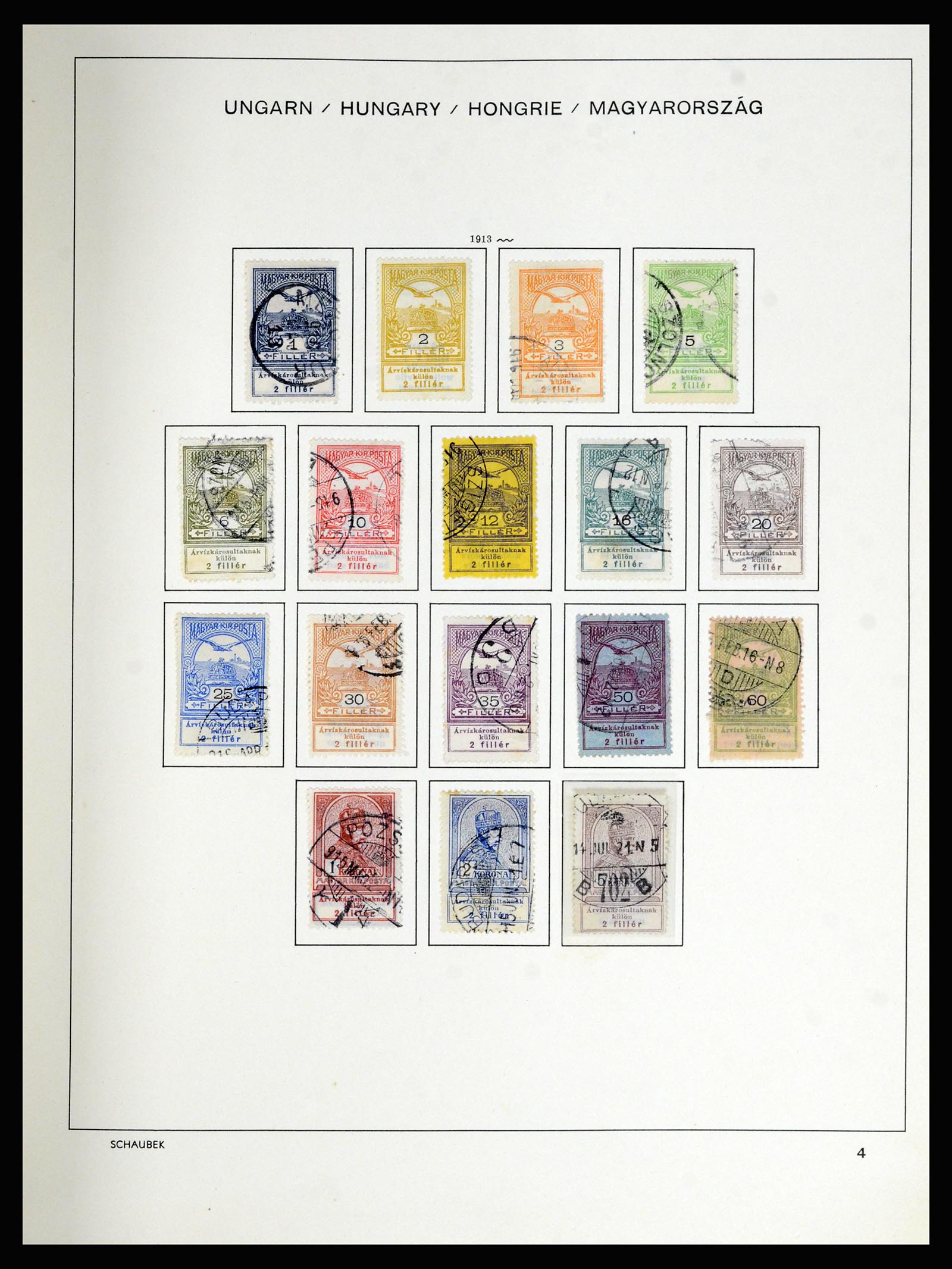 36402 013 - Postzegelverzameling 36402 Hongarije 1871-1974.