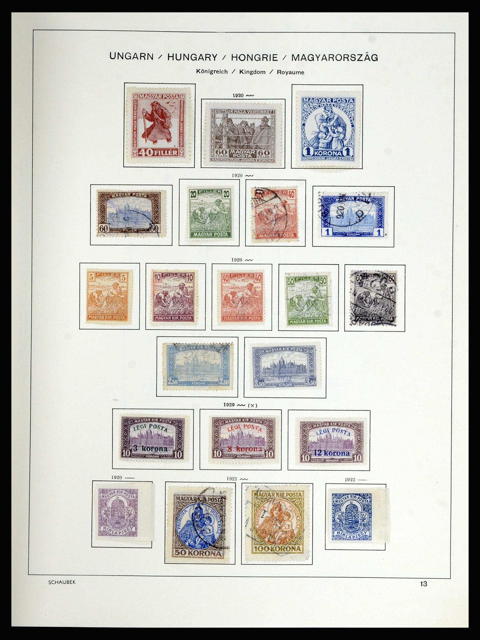 36402 022 - Postzegelverzameling 36402 Hongarije 1871-1974.