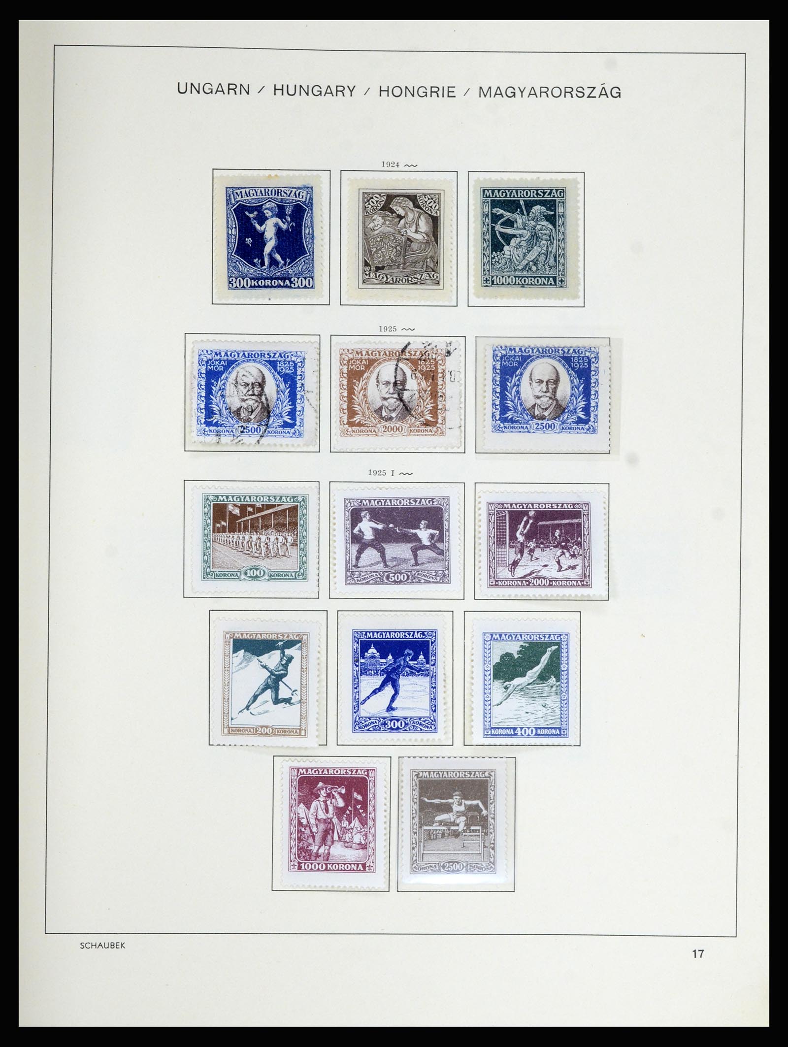 36402 027 - Postzegelverzameling 36402 Hongarije 1871-1974.