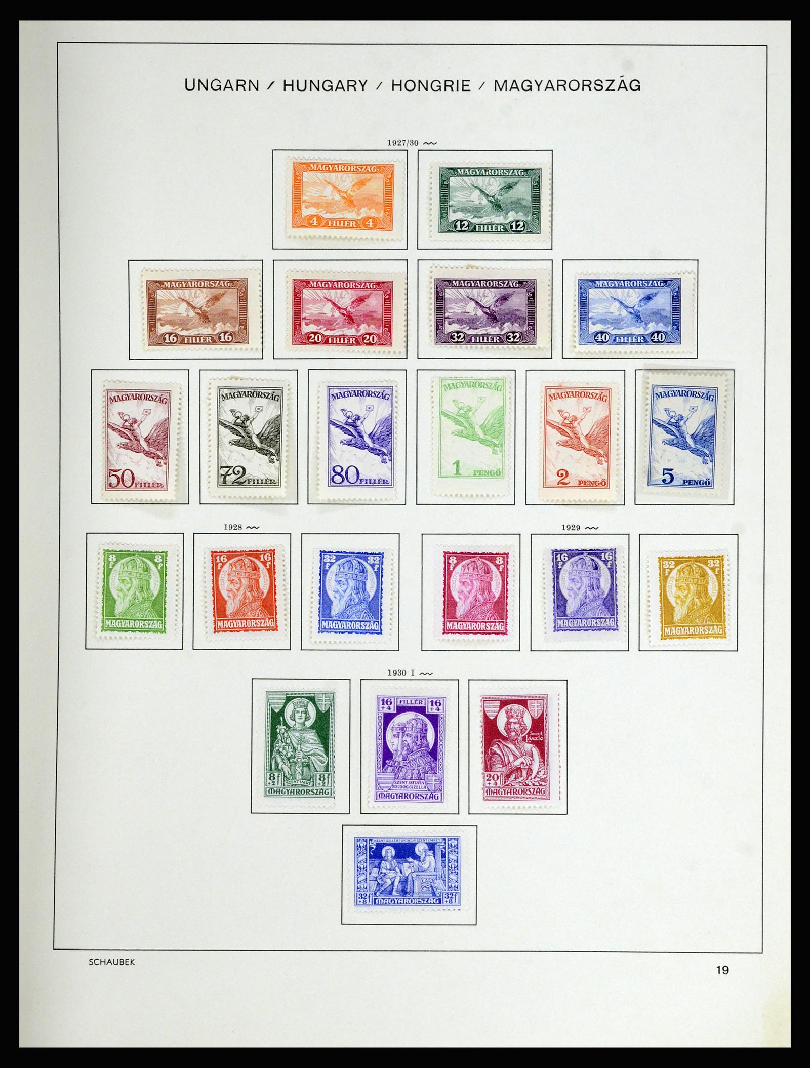 36402 030 - Postzegelverzameling 36402 Hongarije 1871-1974.