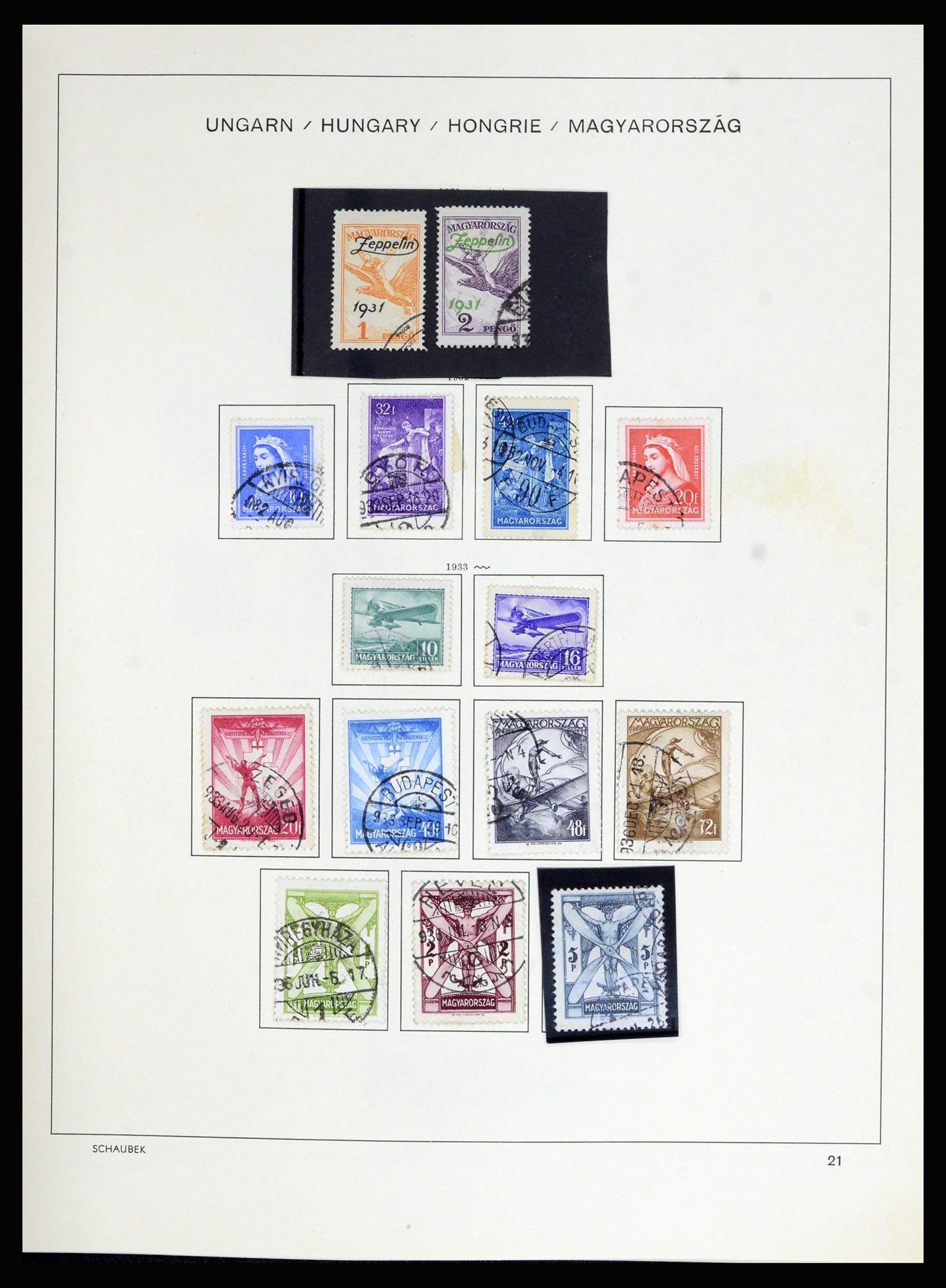 36402 033 - Postzegelverzameling 36402 Hongarije 1871-1974.