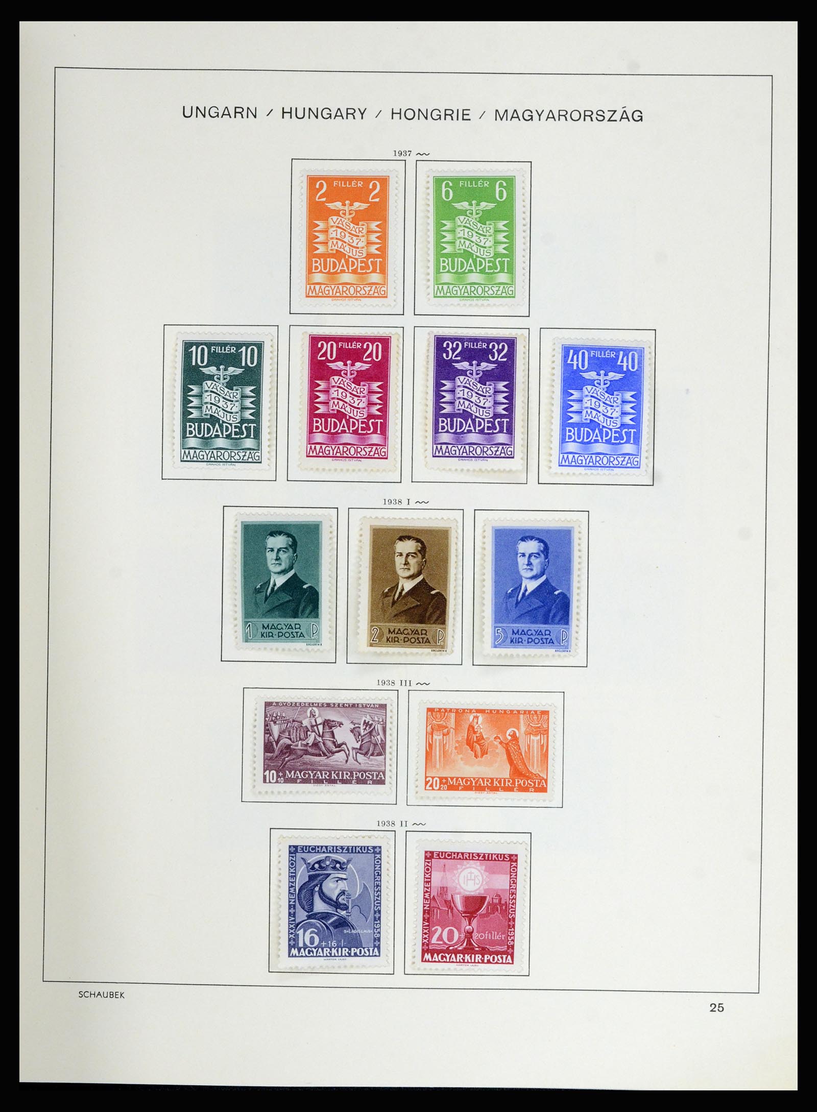 36402 037 - Postzegelverzameling 36402 Hongarije 1871-1974.