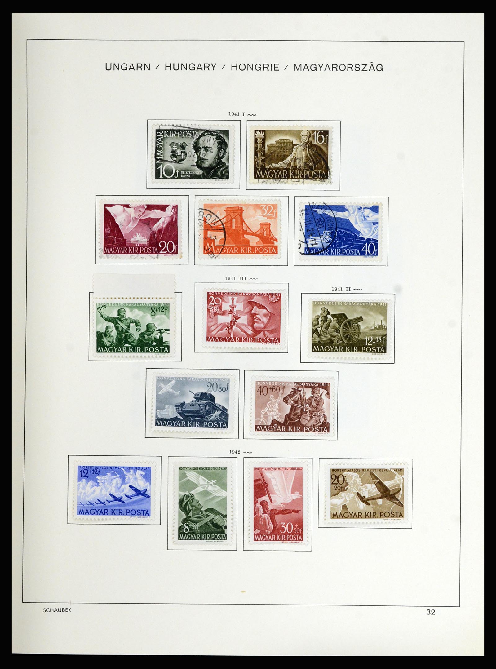36402 044 - Postzegelverzameling 36402 Hongarije 1871-1974.