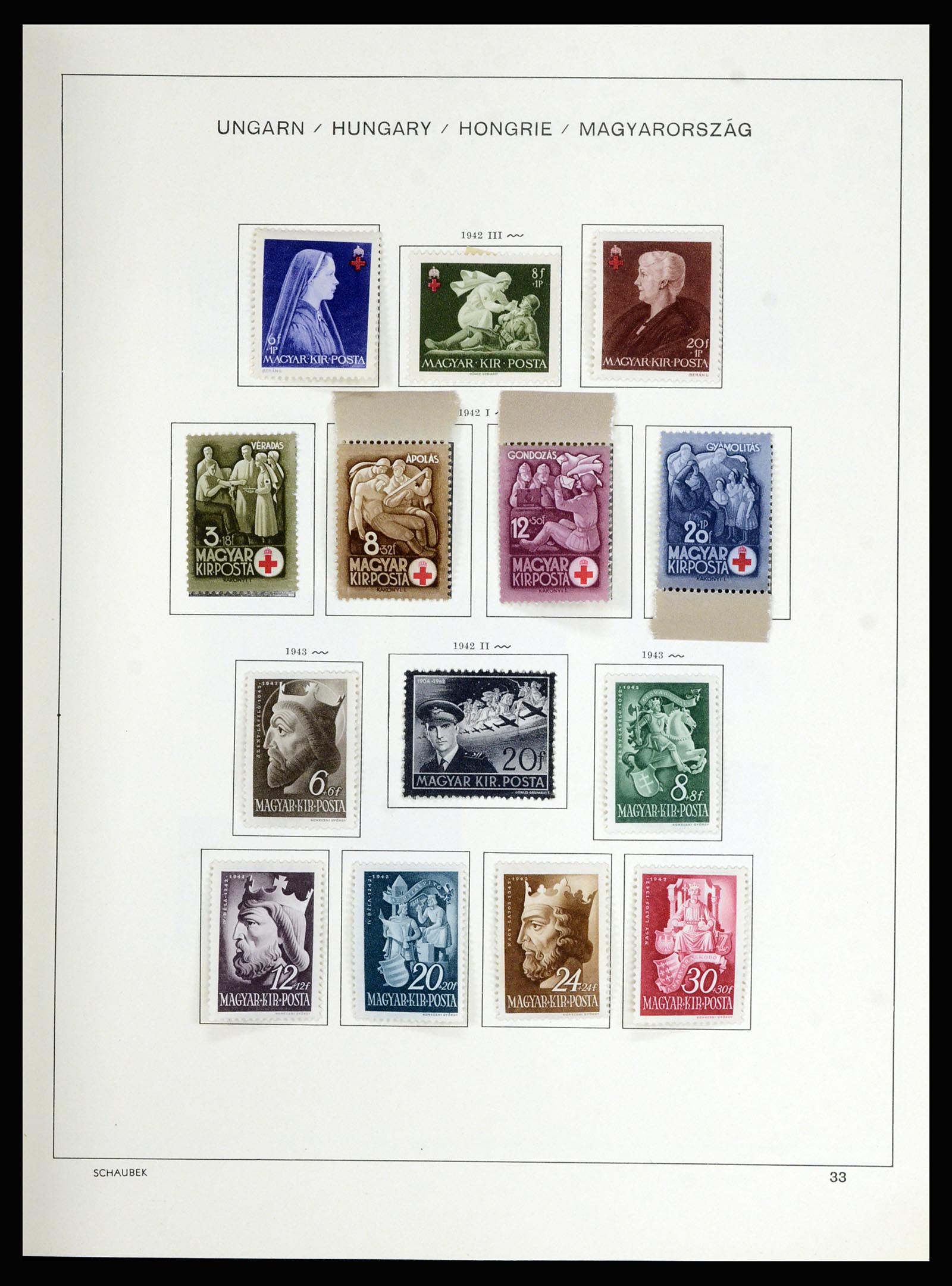 36402 045 - Postzegelverzameling 36402 Hongarije 1871-1974.