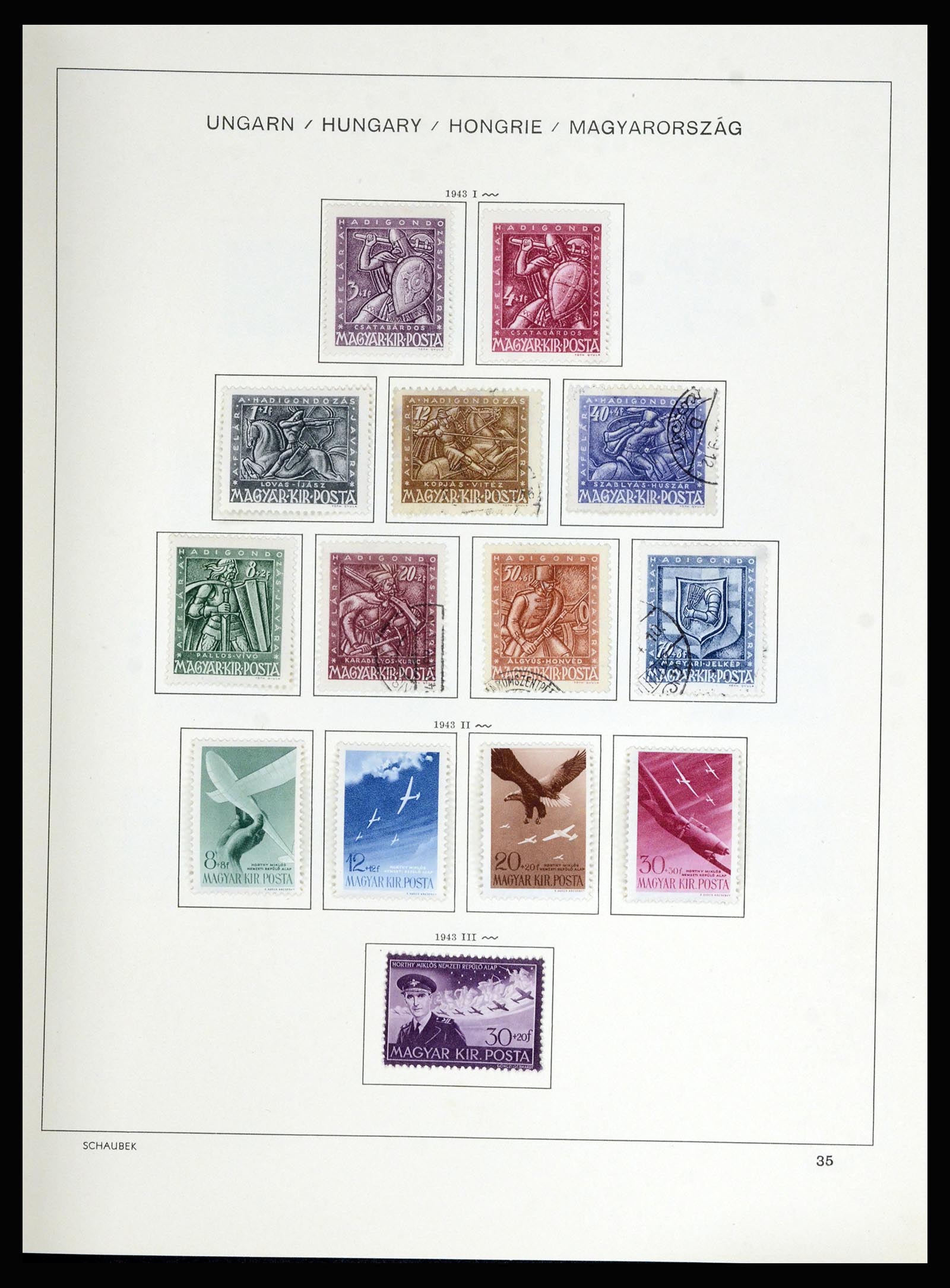36402 048 - Postzegelverzameling 36402 Hongarije 1871-1974.