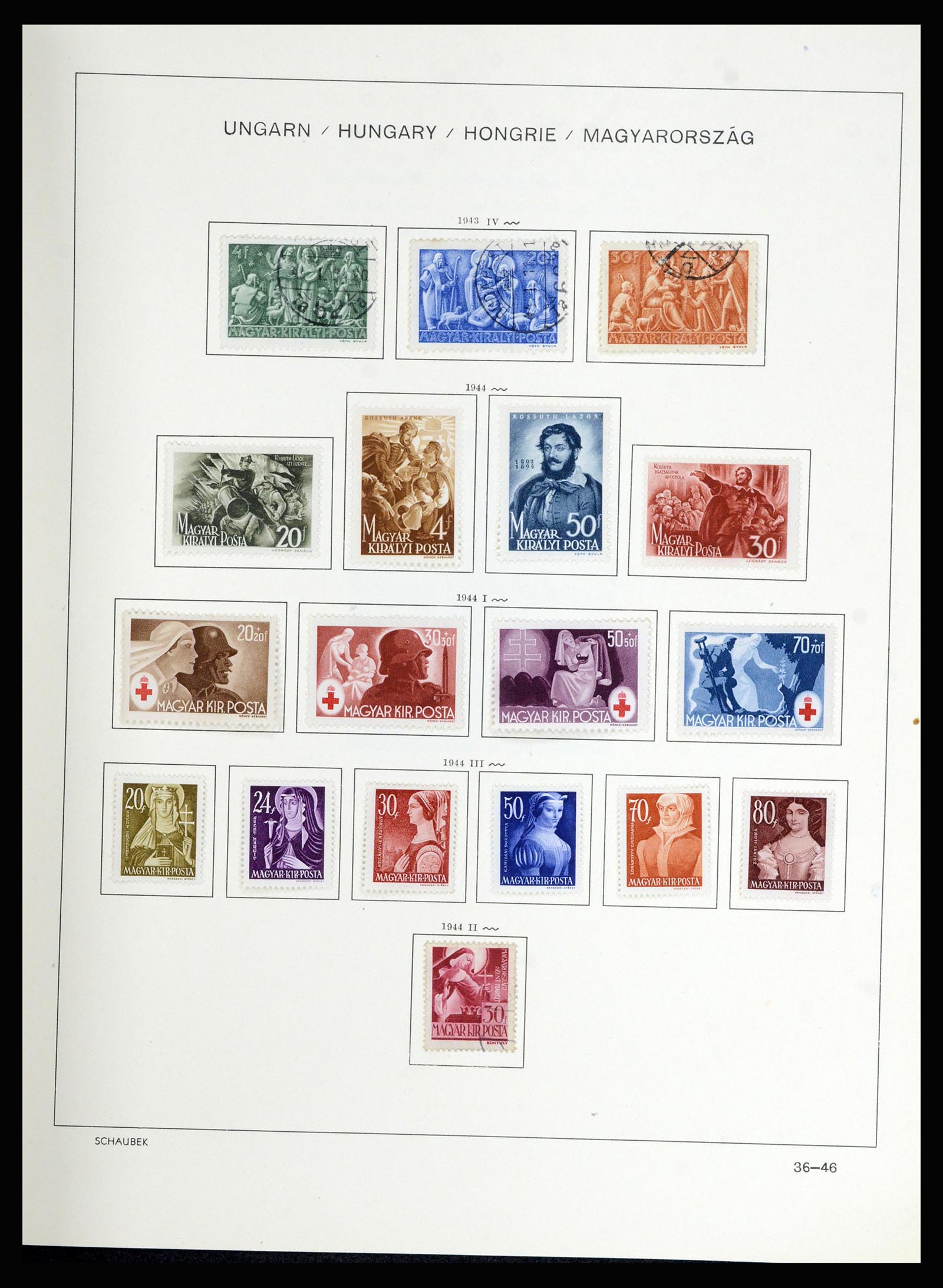 36402 049 - Postzegelverzameling 36402 Hongarije 1871-1974.
