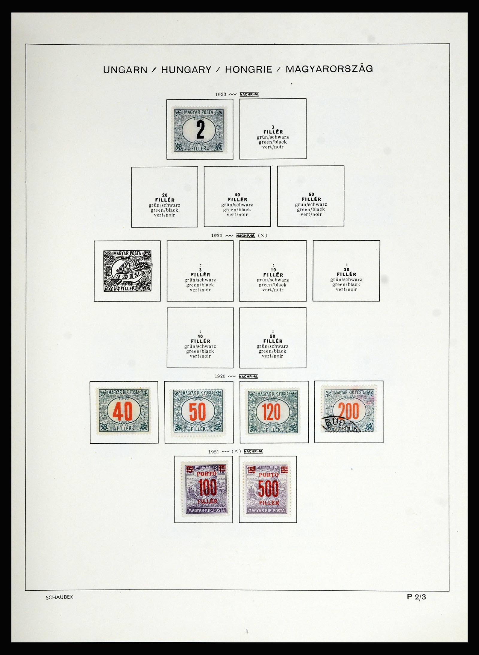 36402 054 - Postzegelverzameling 36402 Hongarije 1871-1974.