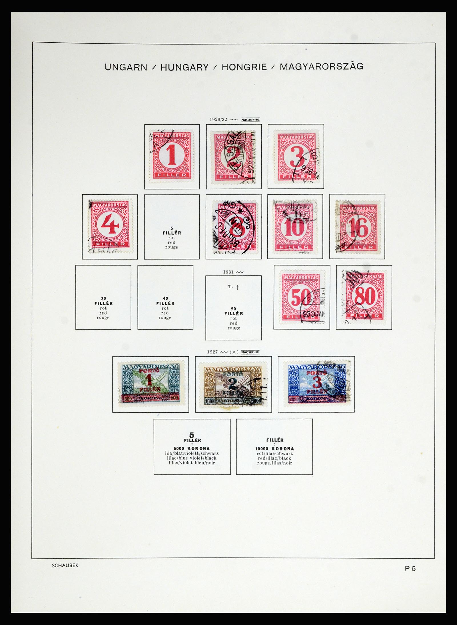 36402 056 - Postzegelverzameling 36402 Hongarije 1871-1974.