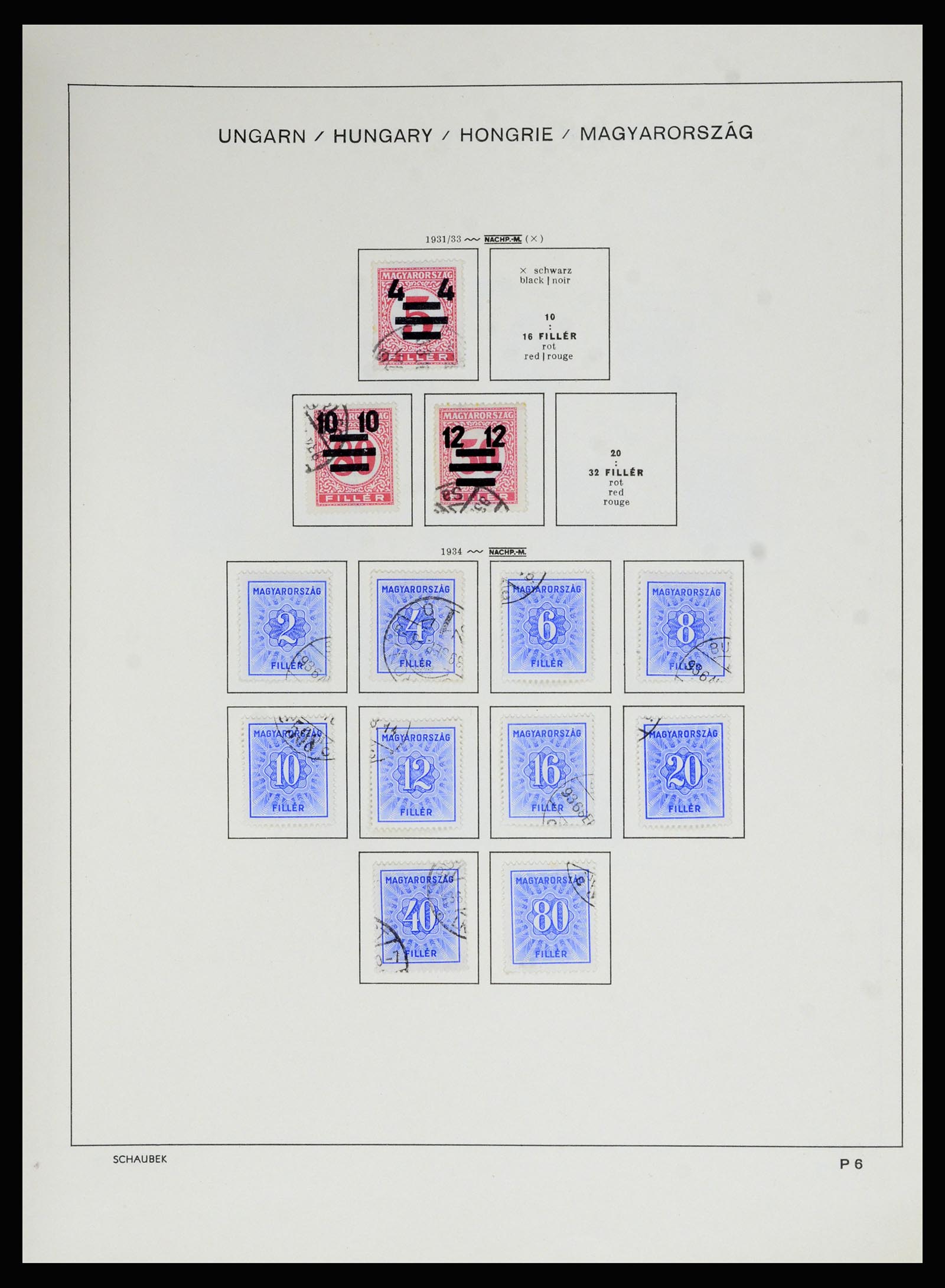 36402 057 - Postzegelverzameling 36402 Hongarije 1871-1974.