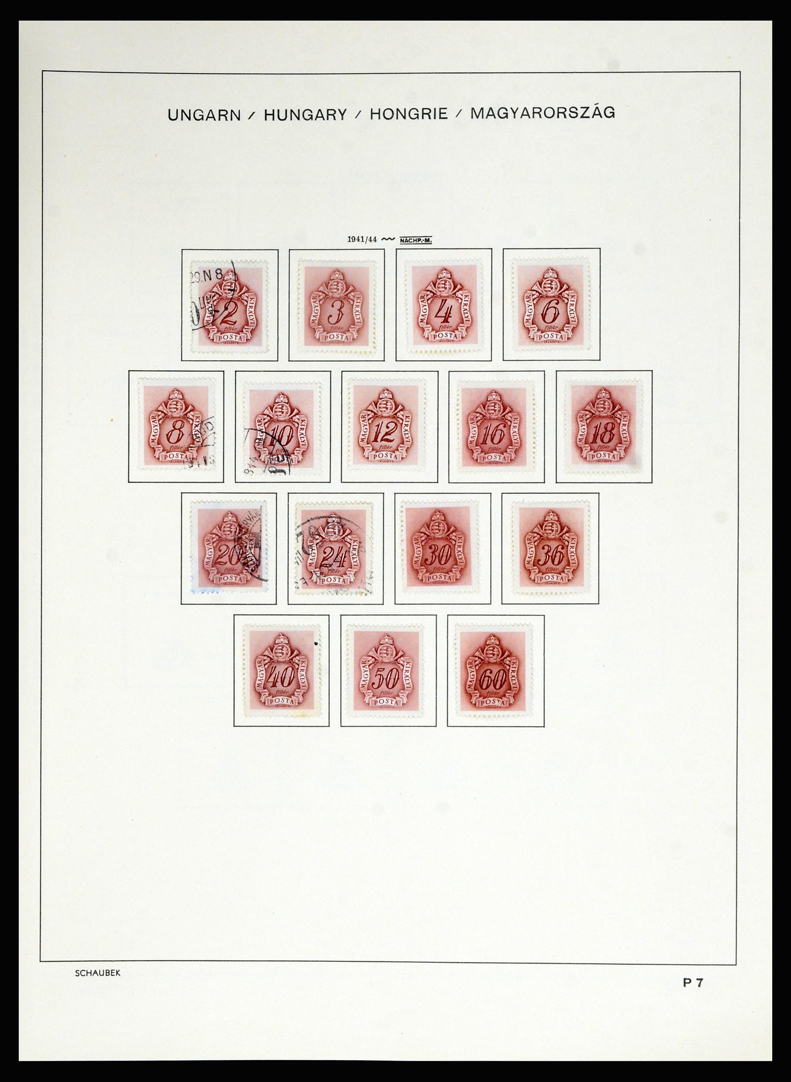 36402 058 - Postzegelverzameling 36402 Hongarije 1871-1974.