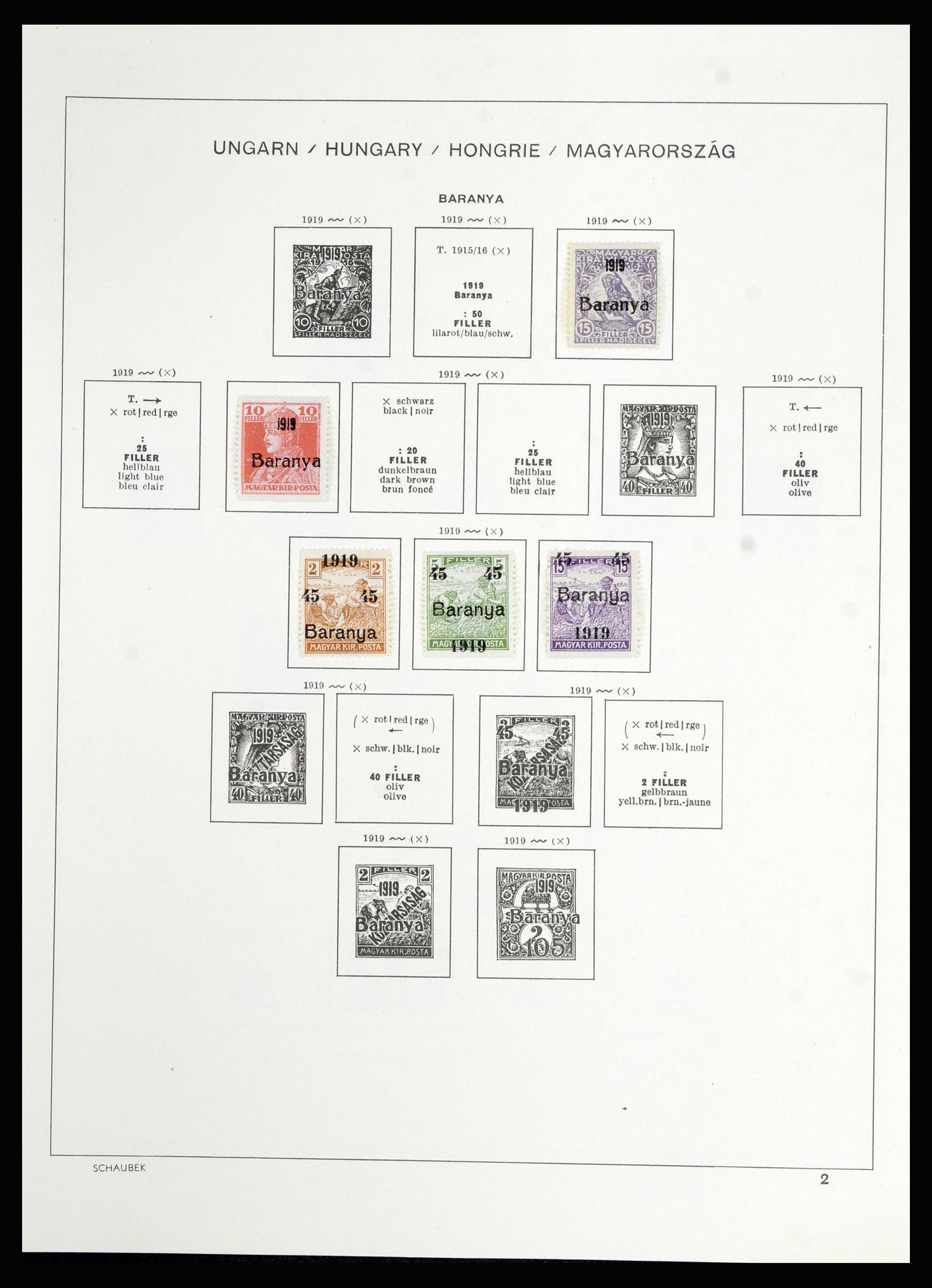 36402 061 - Postzegelverzameling 36402 Hongarije 1871-1974.