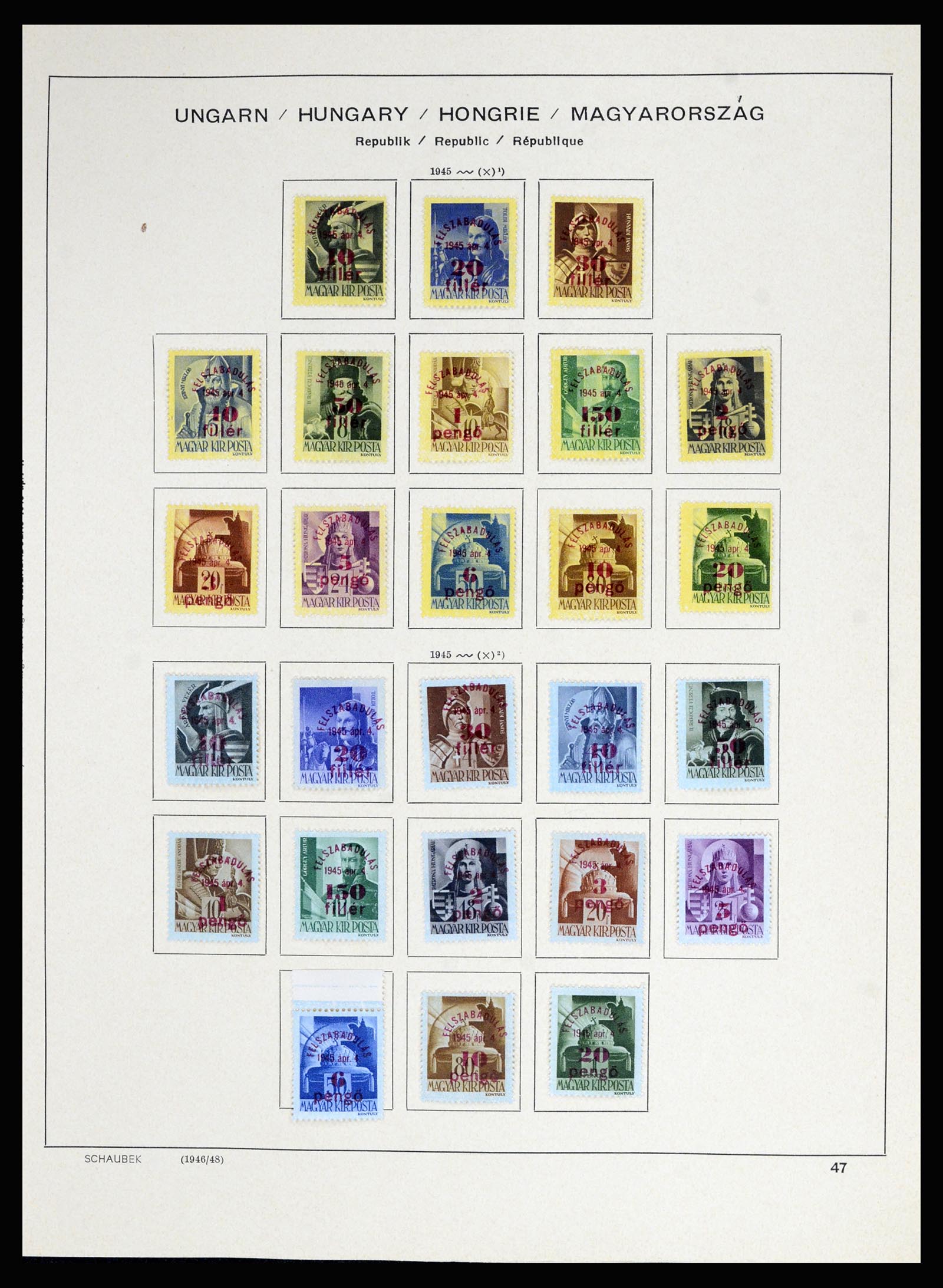 36402 065 - Postzegelverzameling 36402 Hongarije 1871-1974.