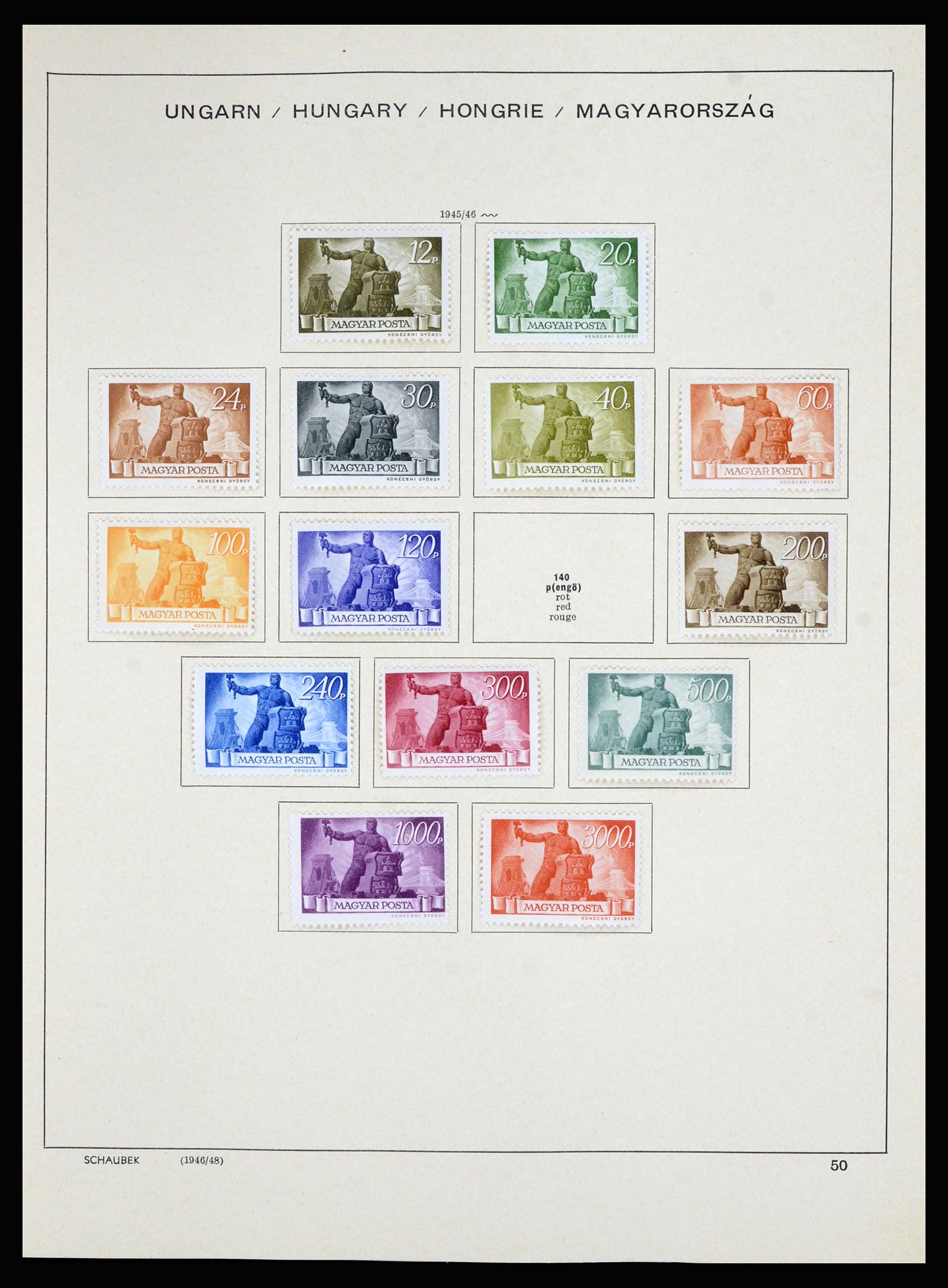 36402 068 - Postzegelverzameling 36402 Hongarije 1871-1974.