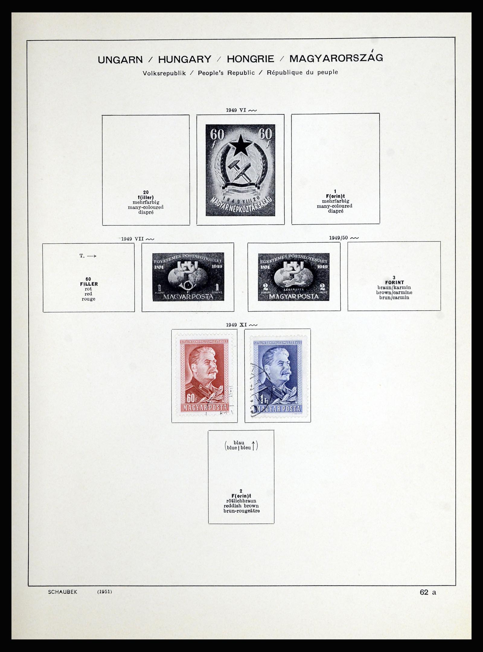 36402 081 - Postzegelverzameling 36402 Hongarije 1871-1974.