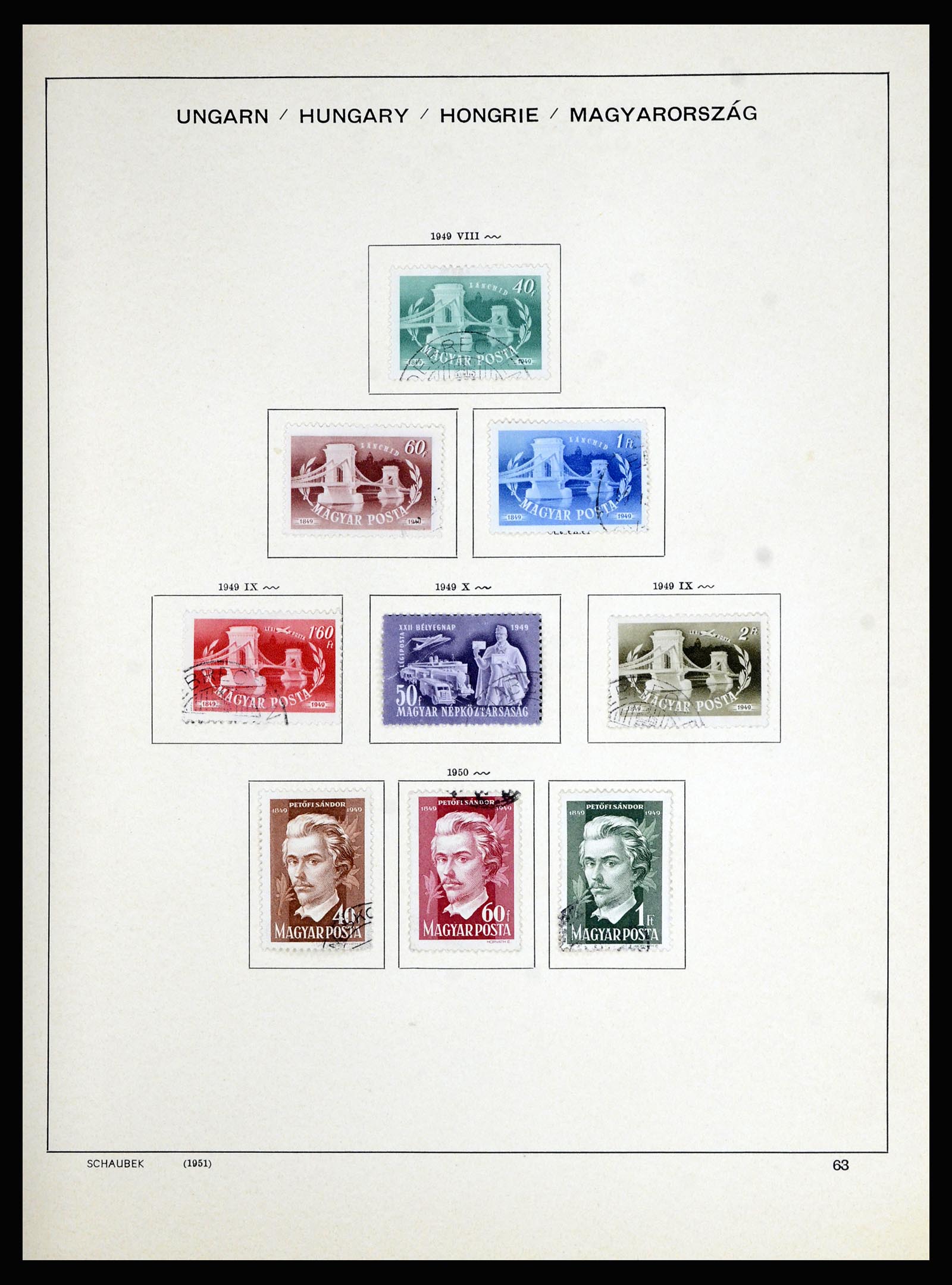 36402 082 - Postzegelverzameling 36402 Hongarije 1871-1974.