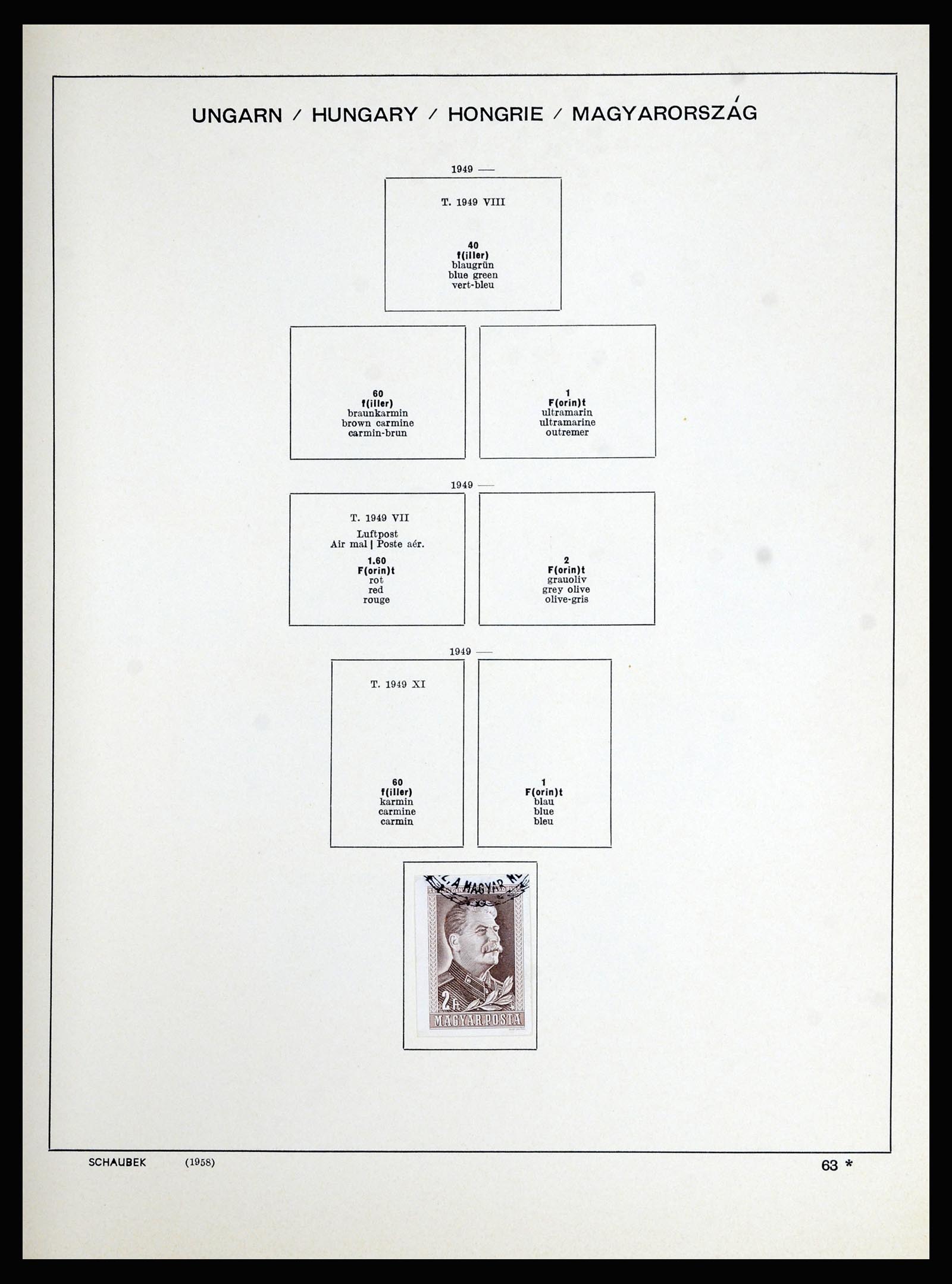 36402 083 - Postzegelverzameling 36402 Hongarije 1871-1974.