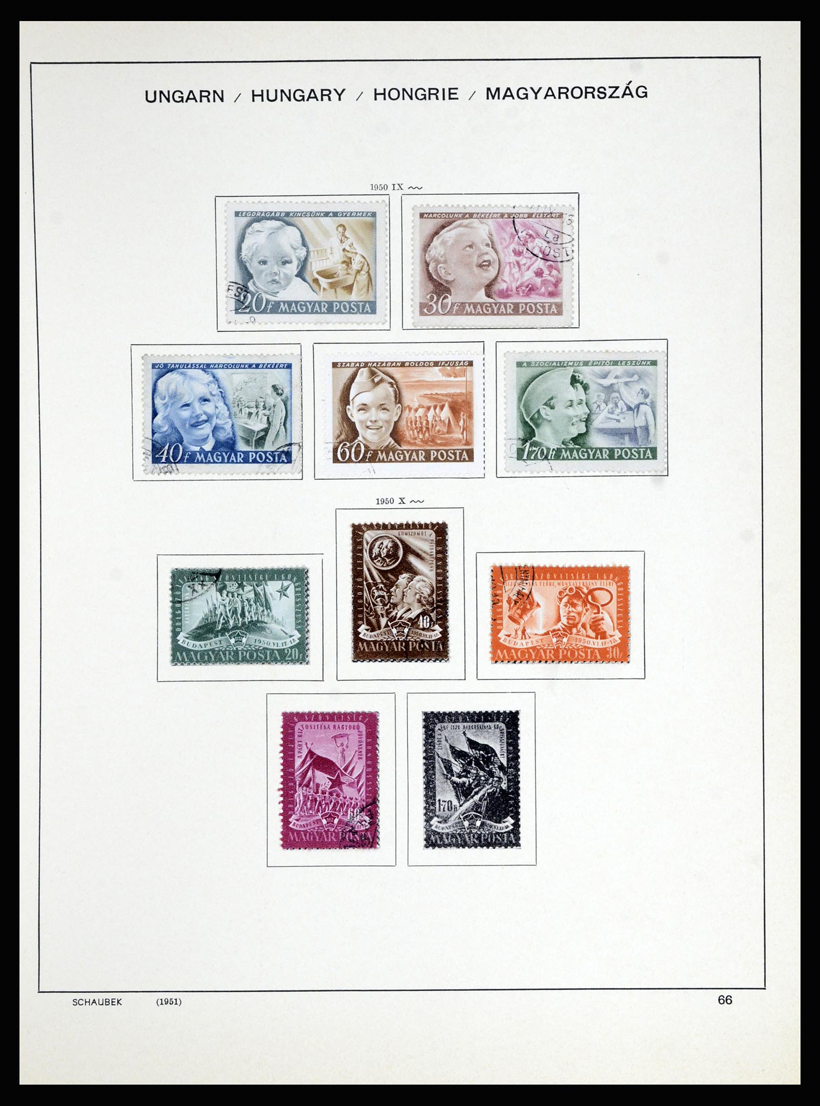 36402 086 - Postzegelverzameling 36402 Hongarije 1871-1974.
