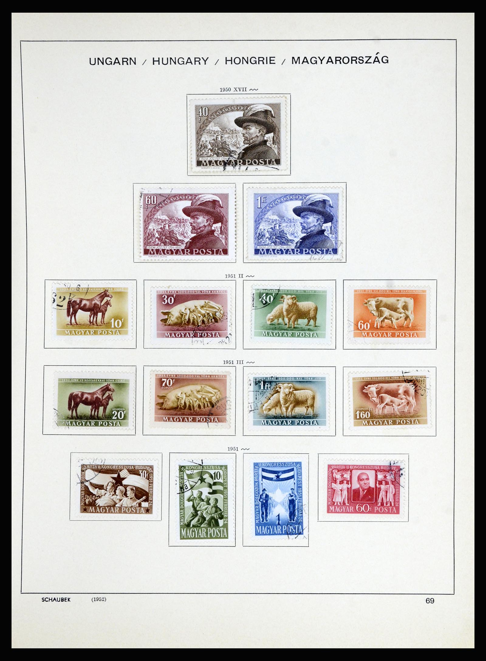 36402 088 - Postzegelverzameling 36402 Hongarije 1871-1974.