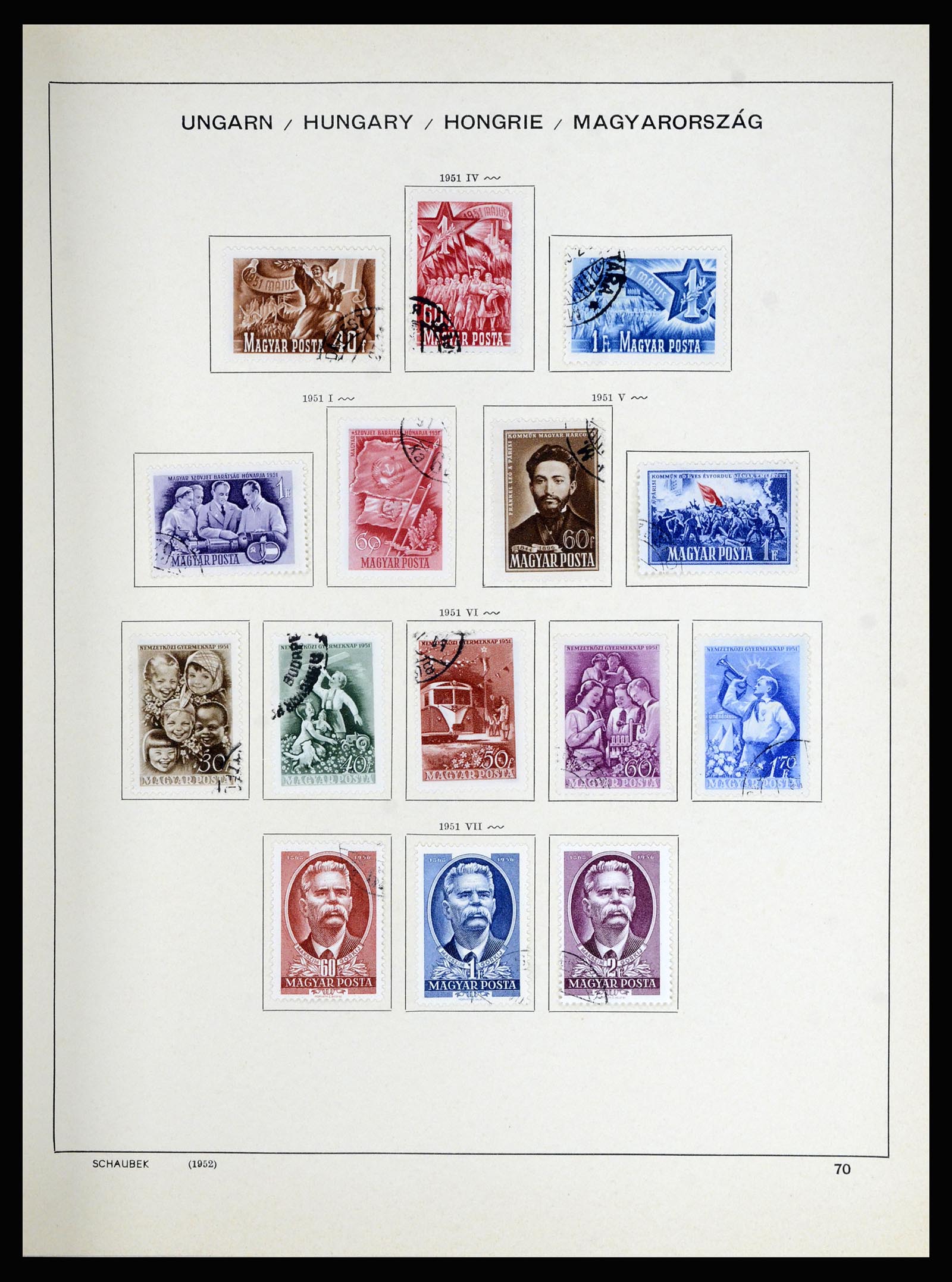 36402 089 - Postzegelverzameling 36402 Hongarije 1871-1974.