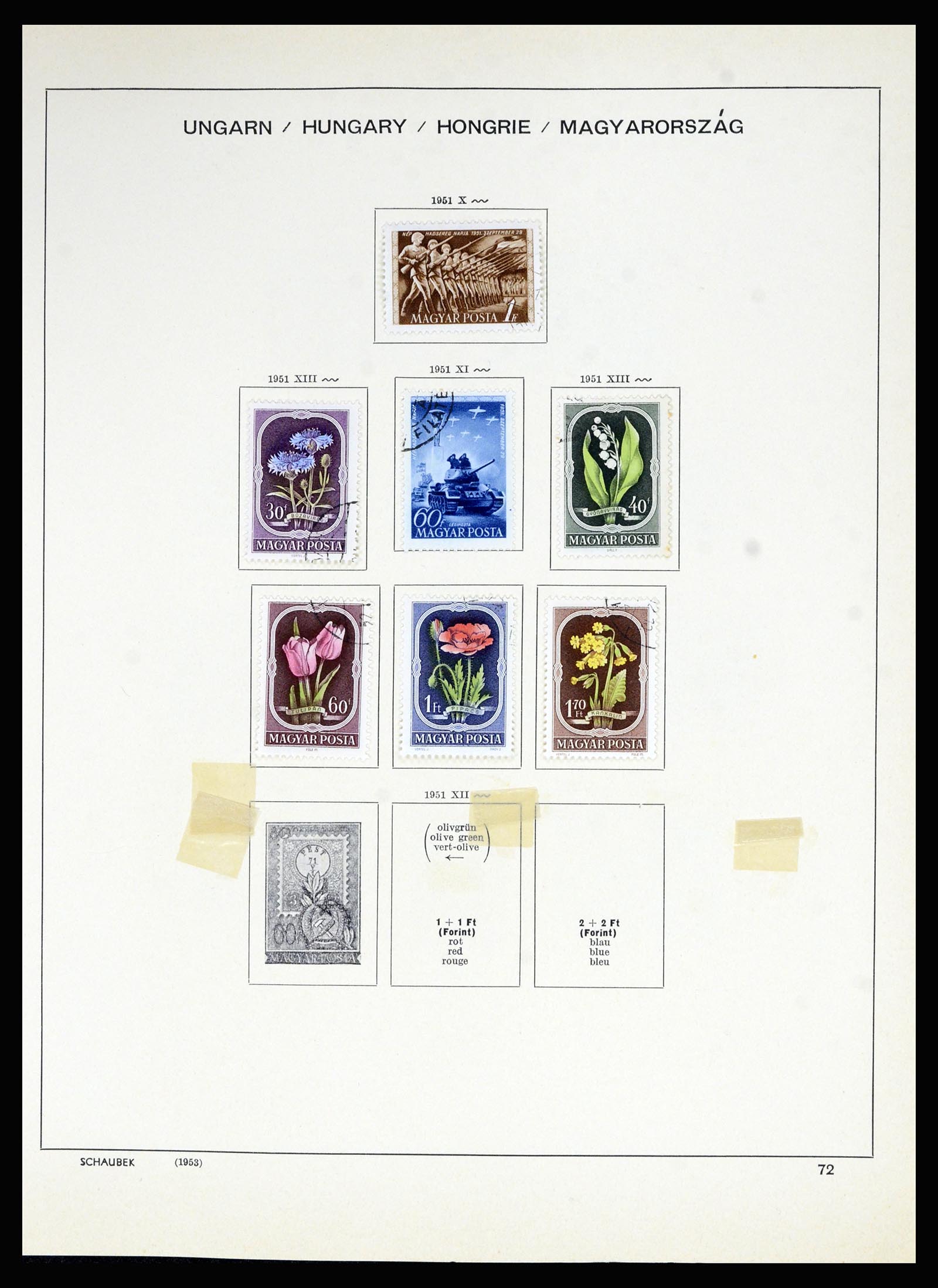 36402 092 - Postzegelverzameling 36402 Hongarije 1871-1974.