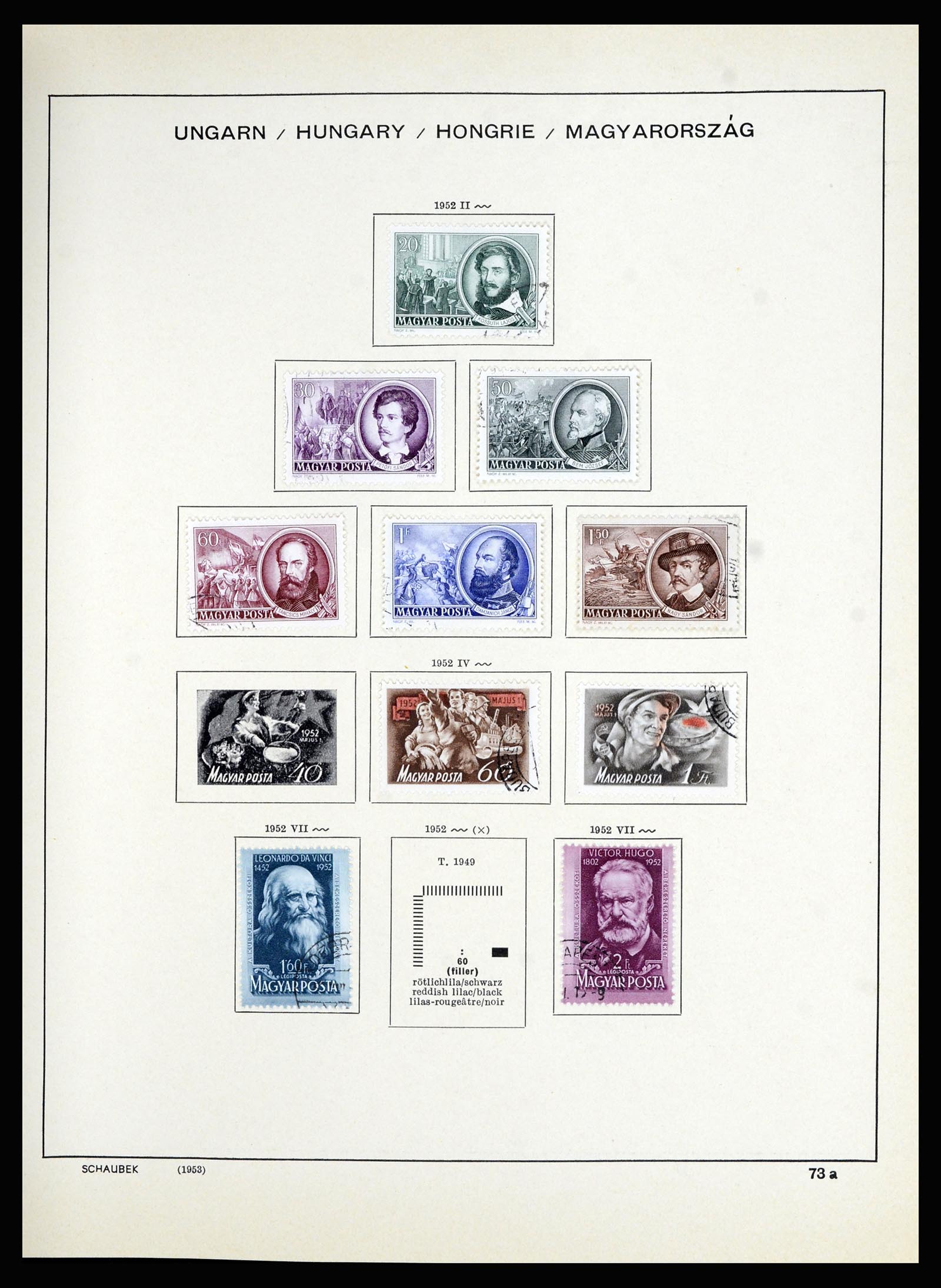 36402 095 - Postzegelverzameling 36402 Hongarije 1871-1974.