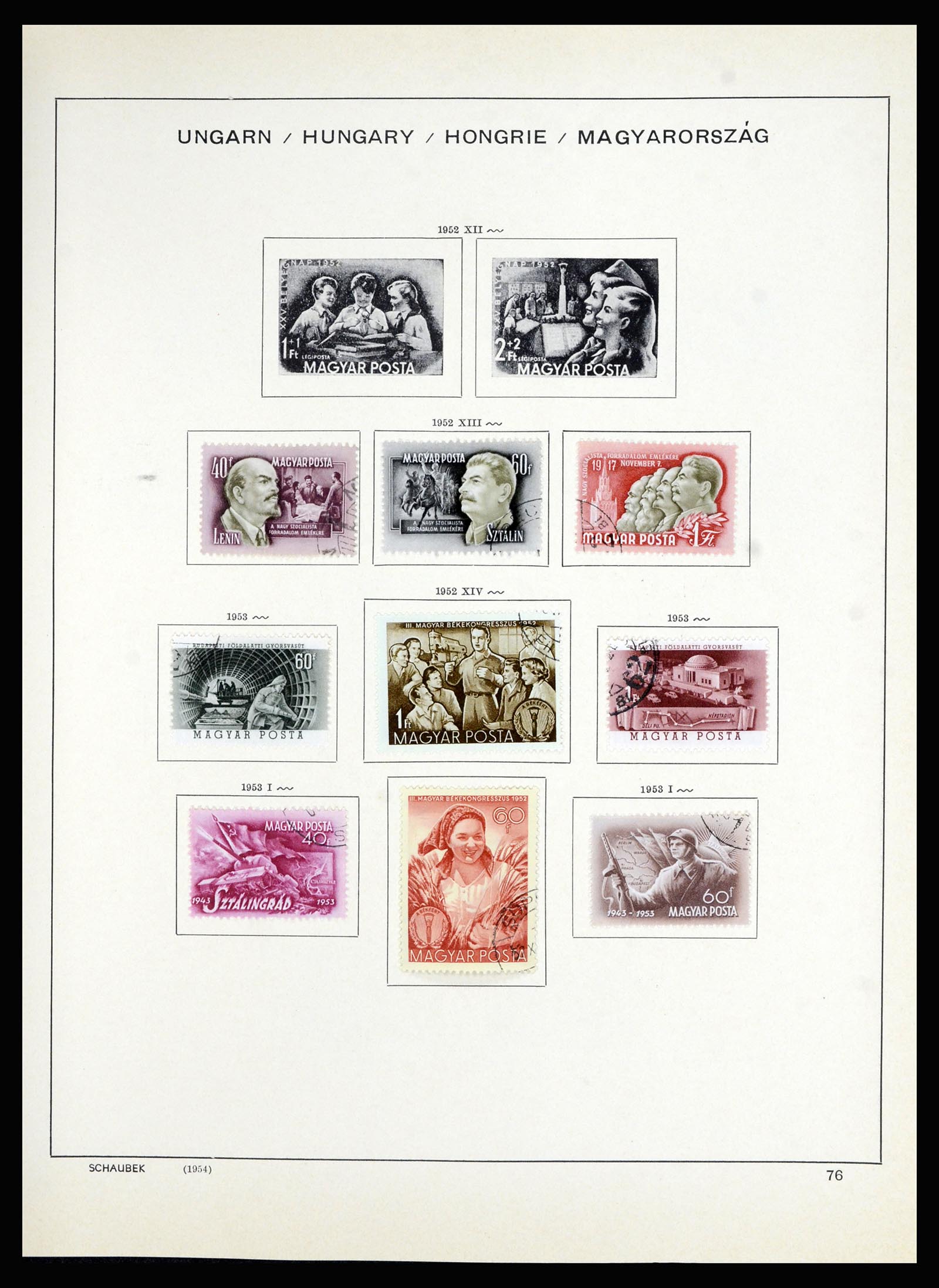 36402 097 - Postzegelverzameling 36402 Hongarije 1871-1974.