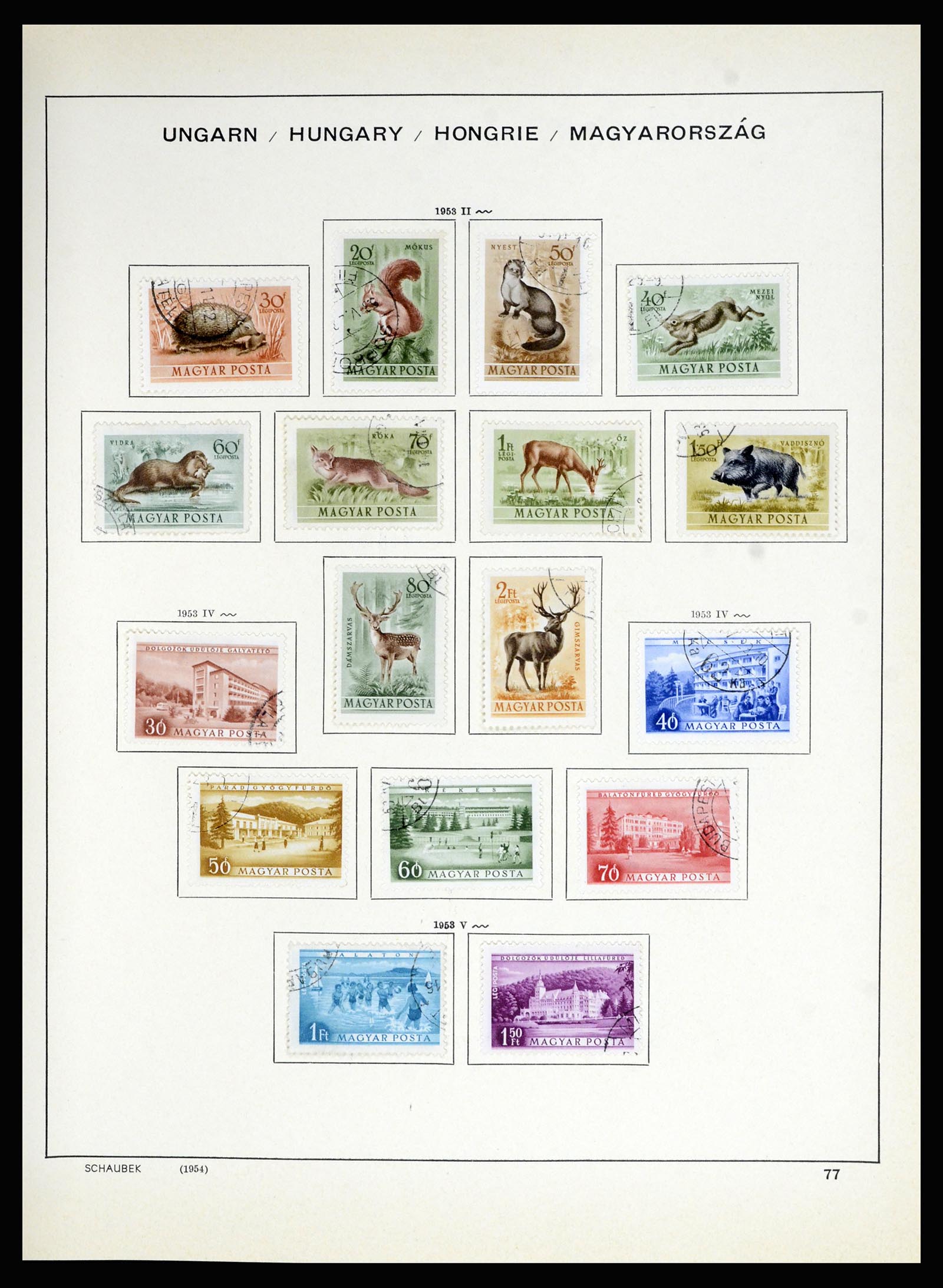 36402 098 - Stamp collection 36402 Hungary 1871-1974.