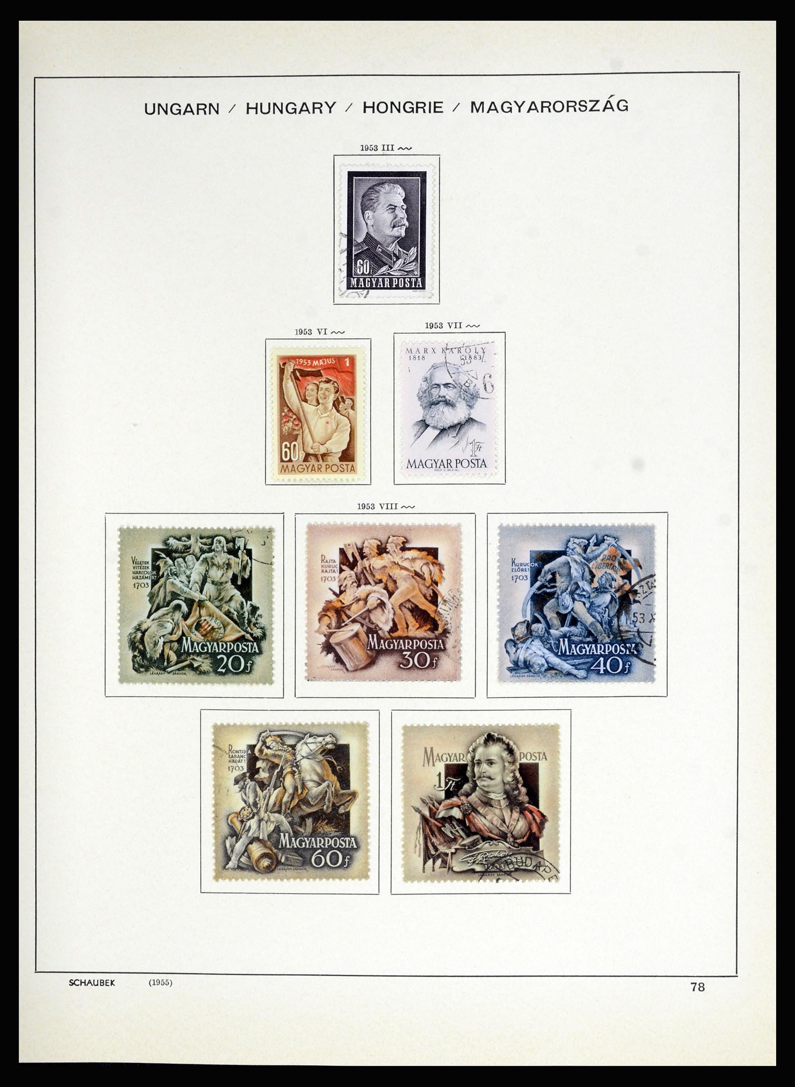 36402 099 - Postzegelverzameling 36402 Hongarije 1871-1974.