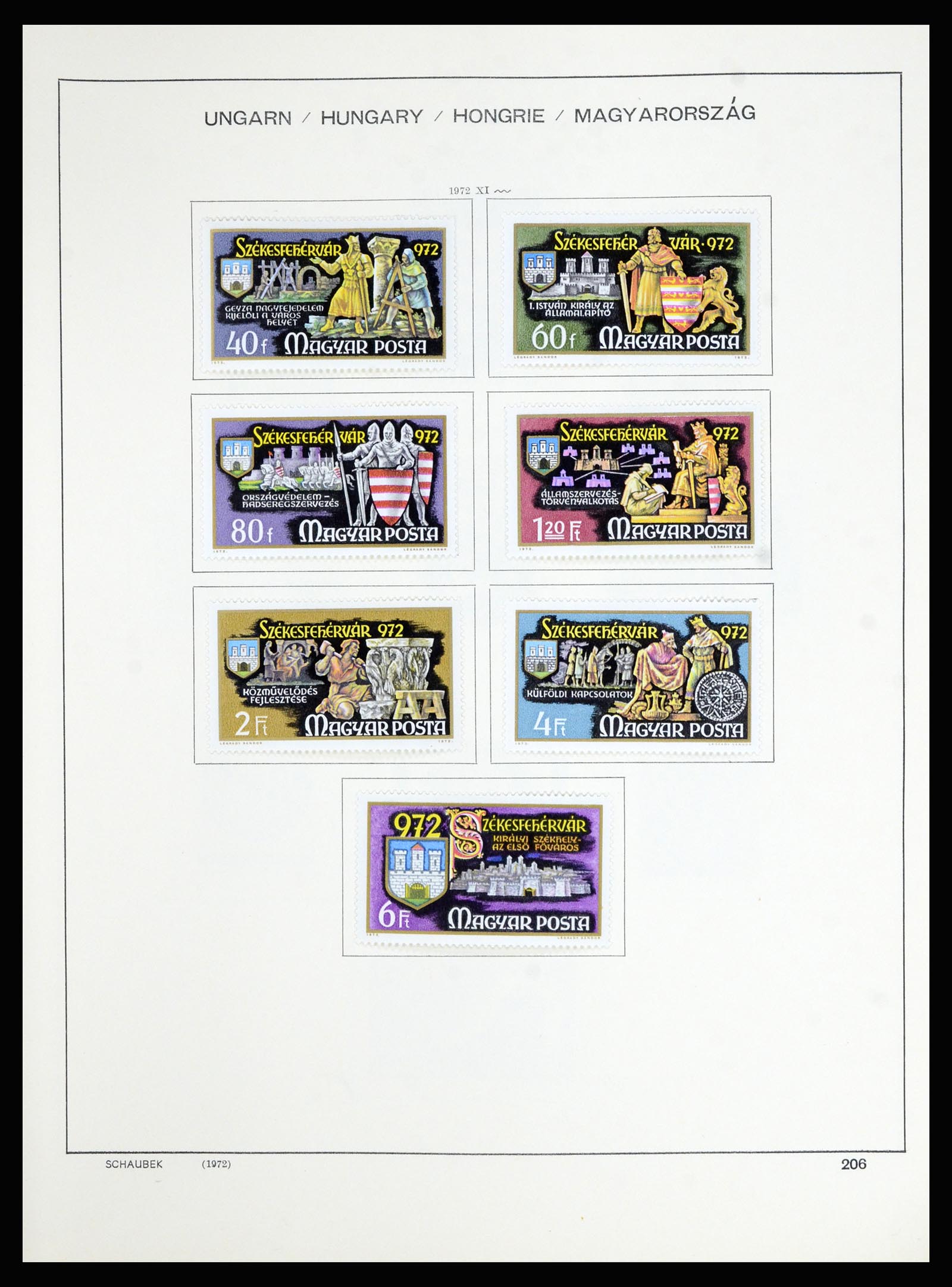 36402 221 - Postzegelverzameling 36402 Hongarije 1871-1974.